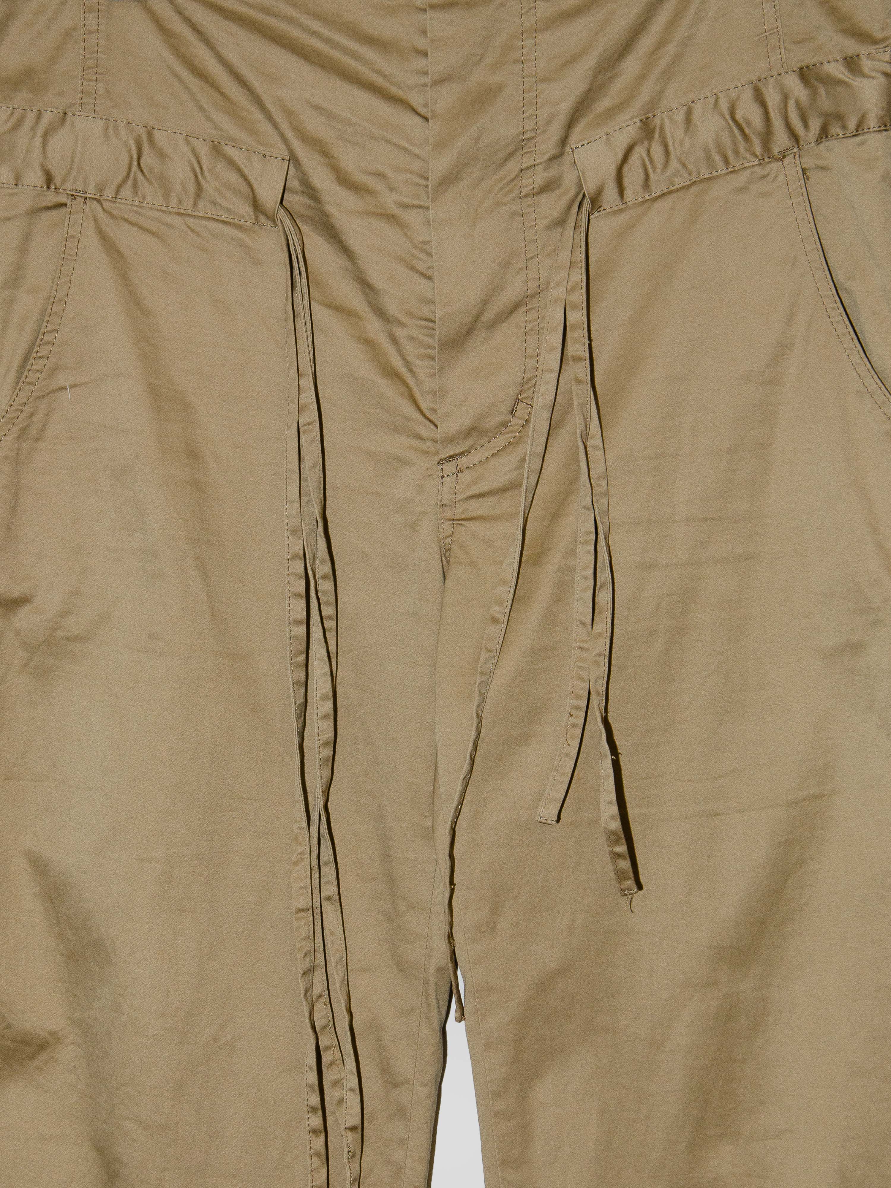 Flared Drawstring Trousers