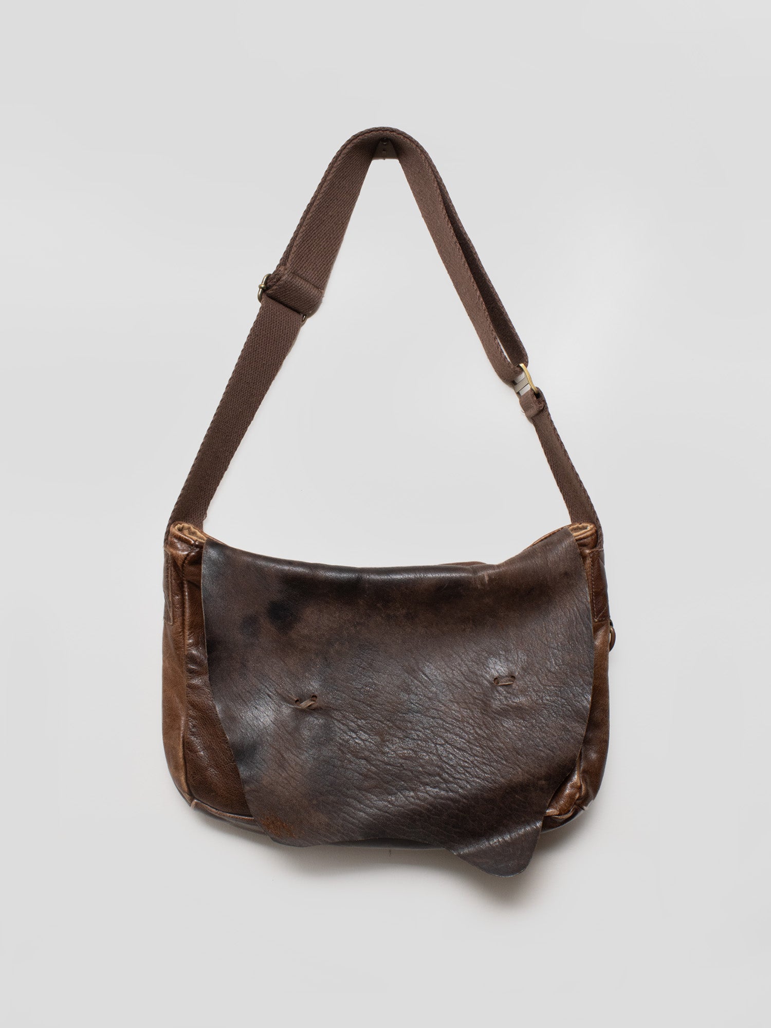 Jas M.B. Vintage Leather Messenger Bag | COMMUNE