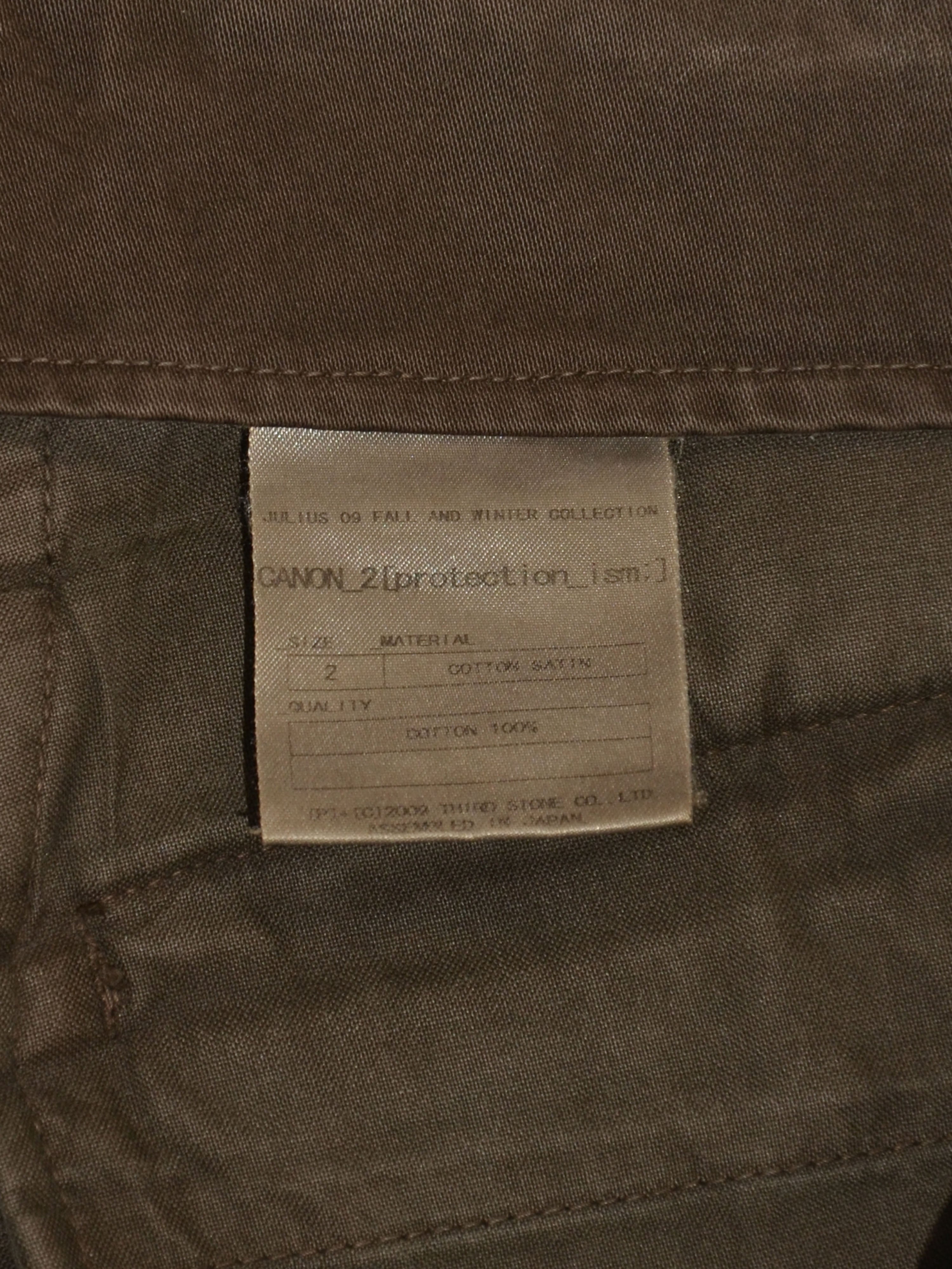 AW09 Gas Mask Cargo Pants