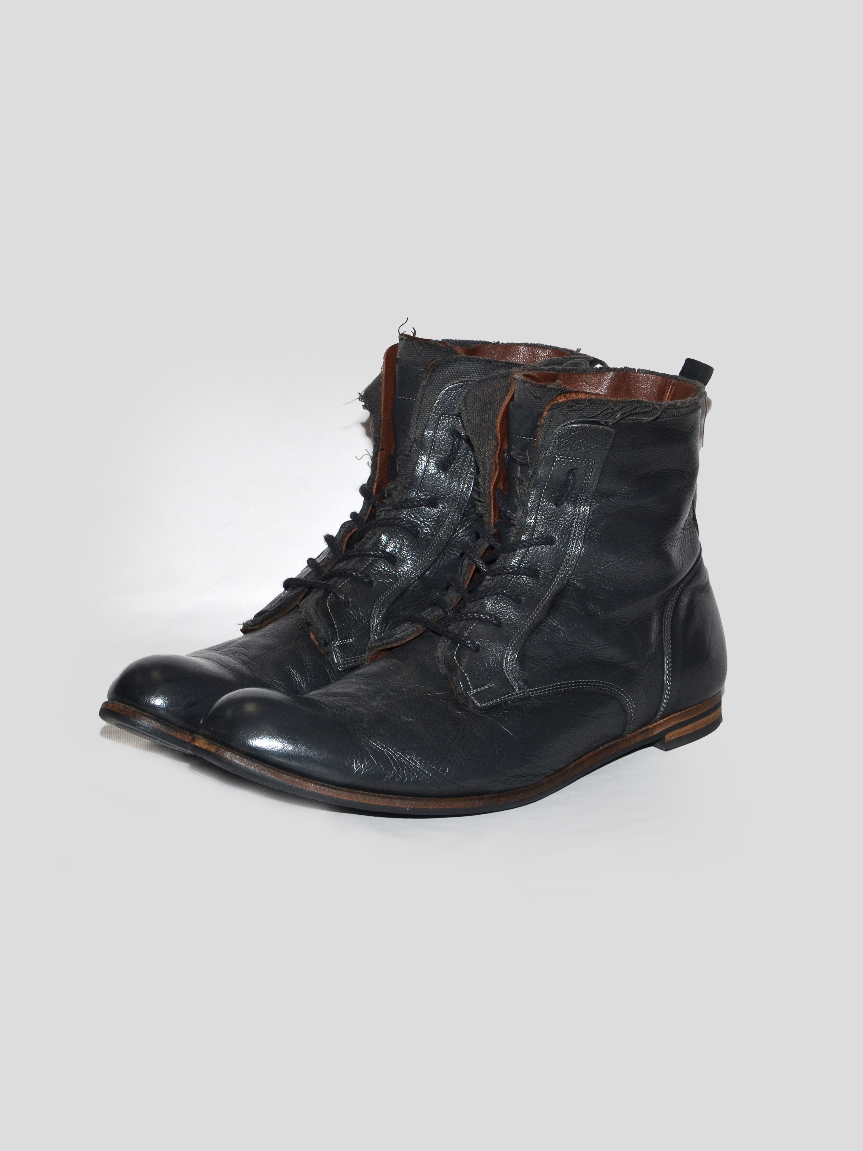 Mihara Yasuhiro 2000s Layered Leather Boots | COMMUNE