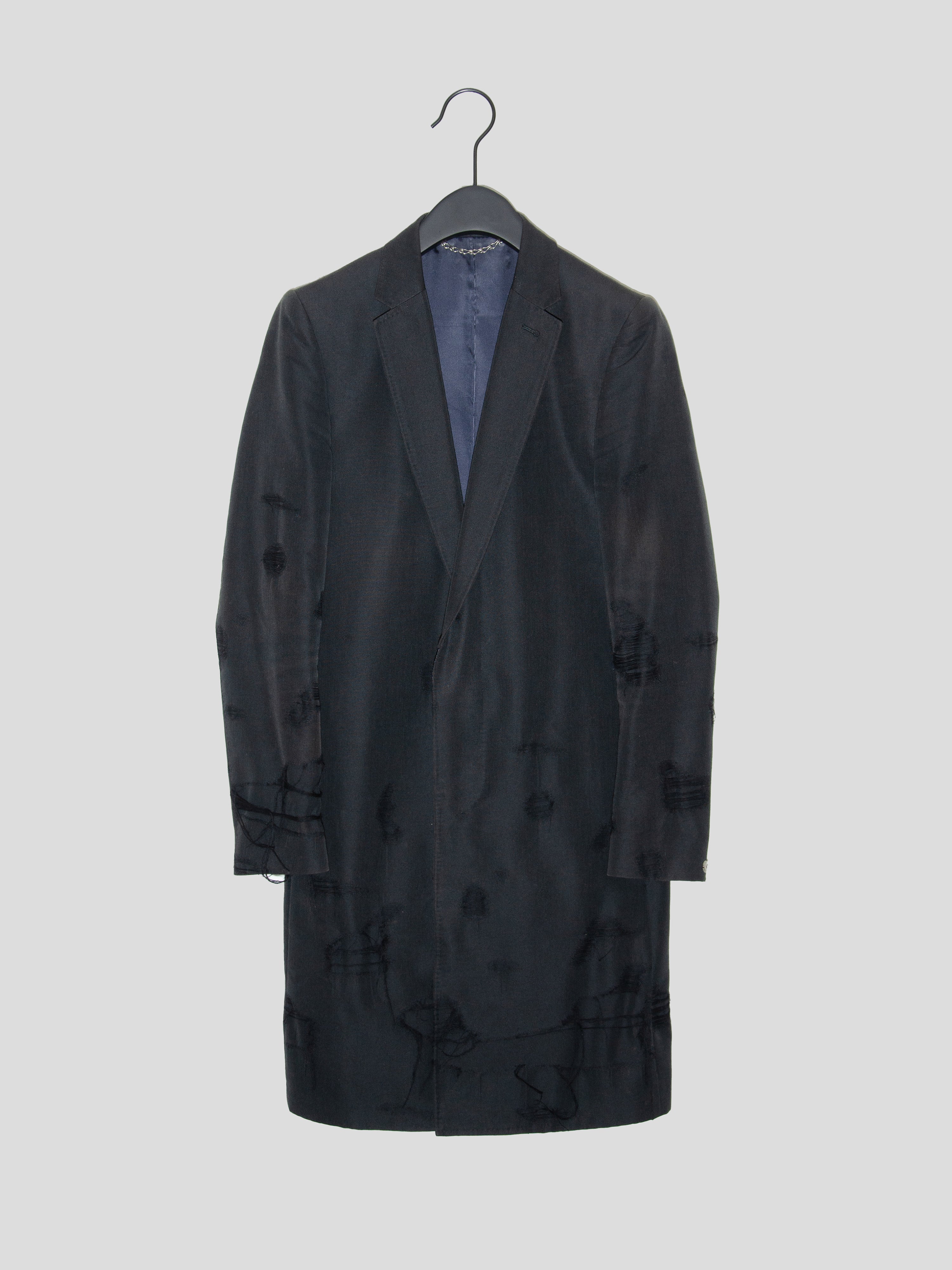 SS05 Distressed Wool Coat