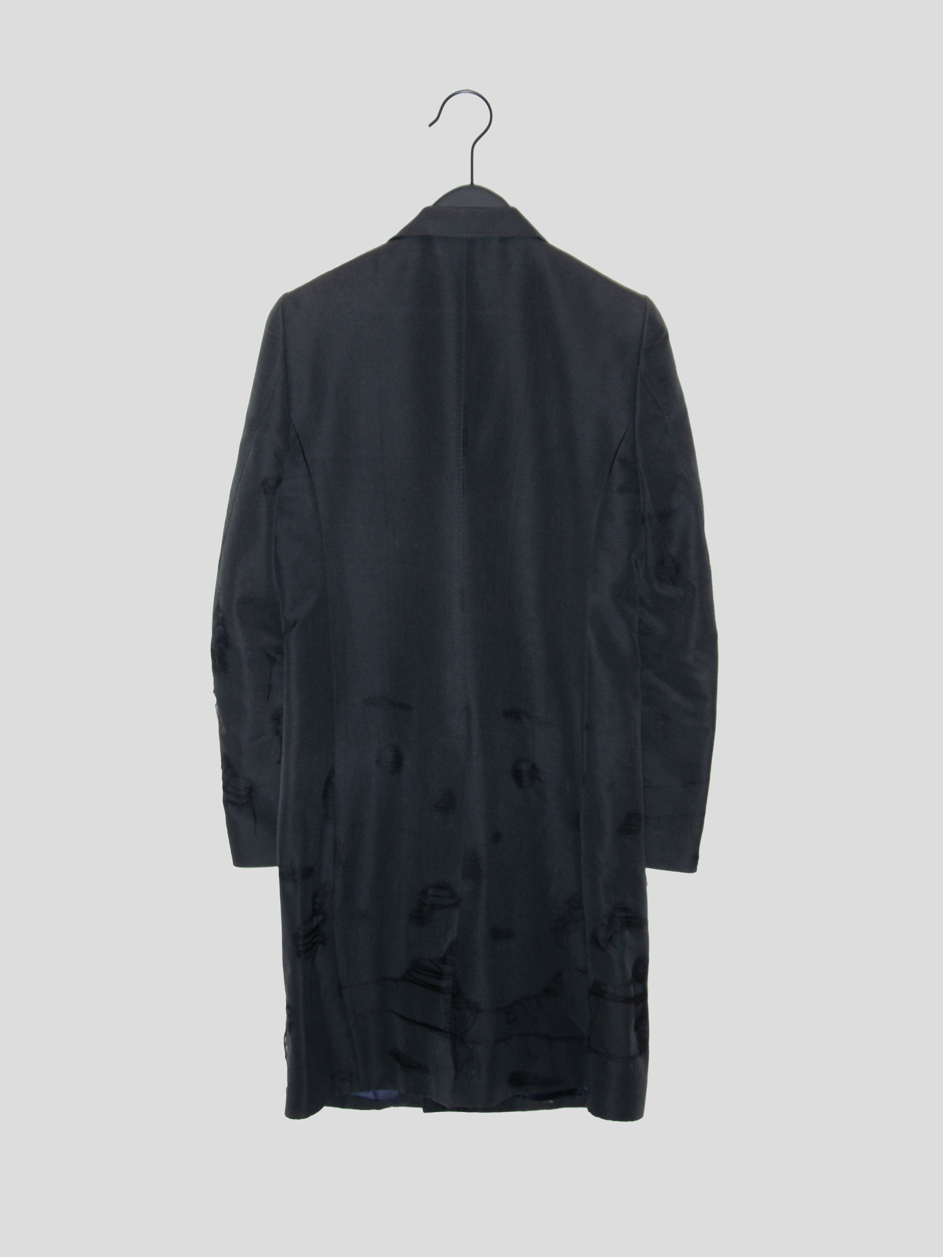 SS05 Distressed Wool Coat