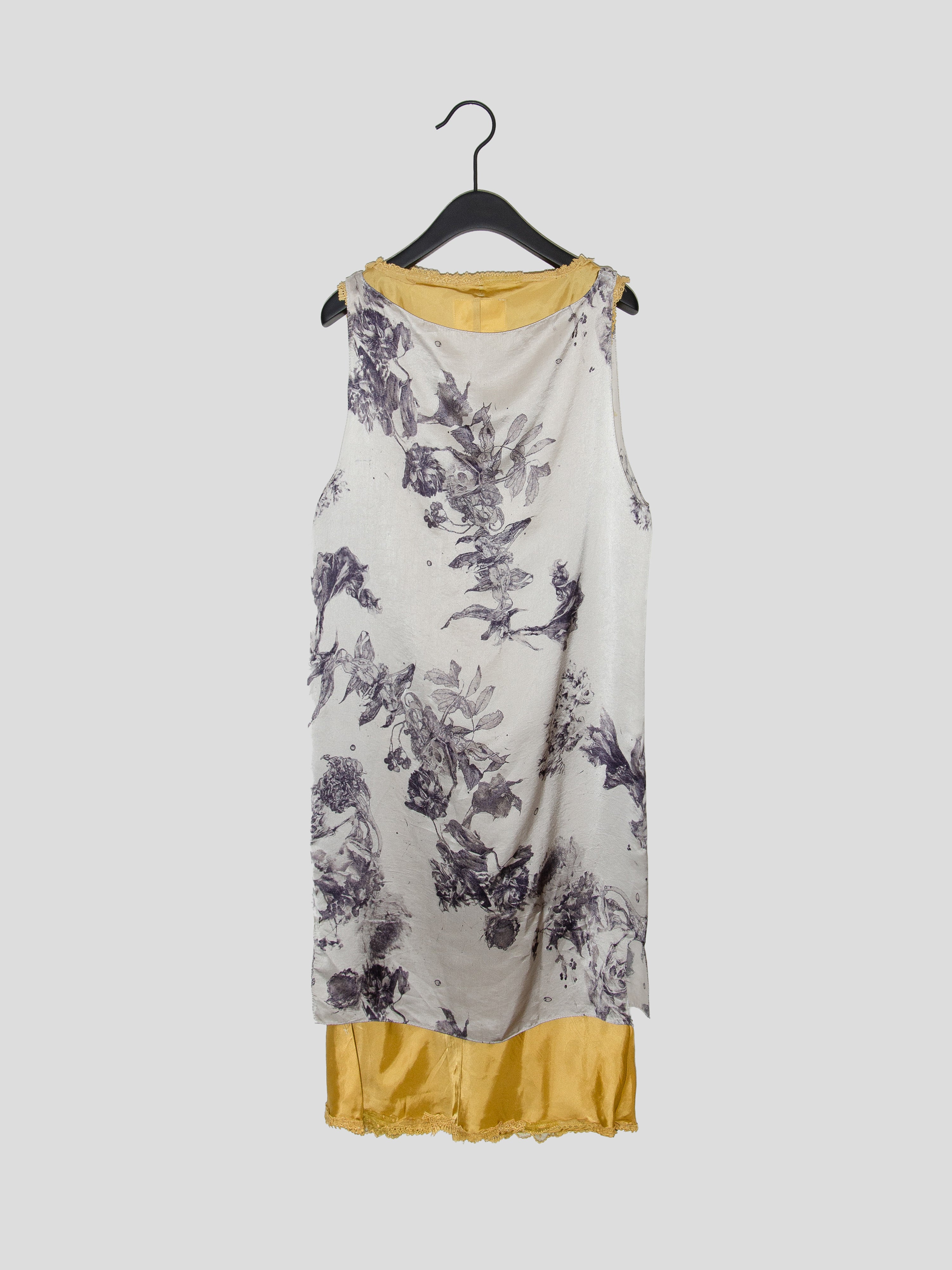 SS05 Lace Trim Floral Dress