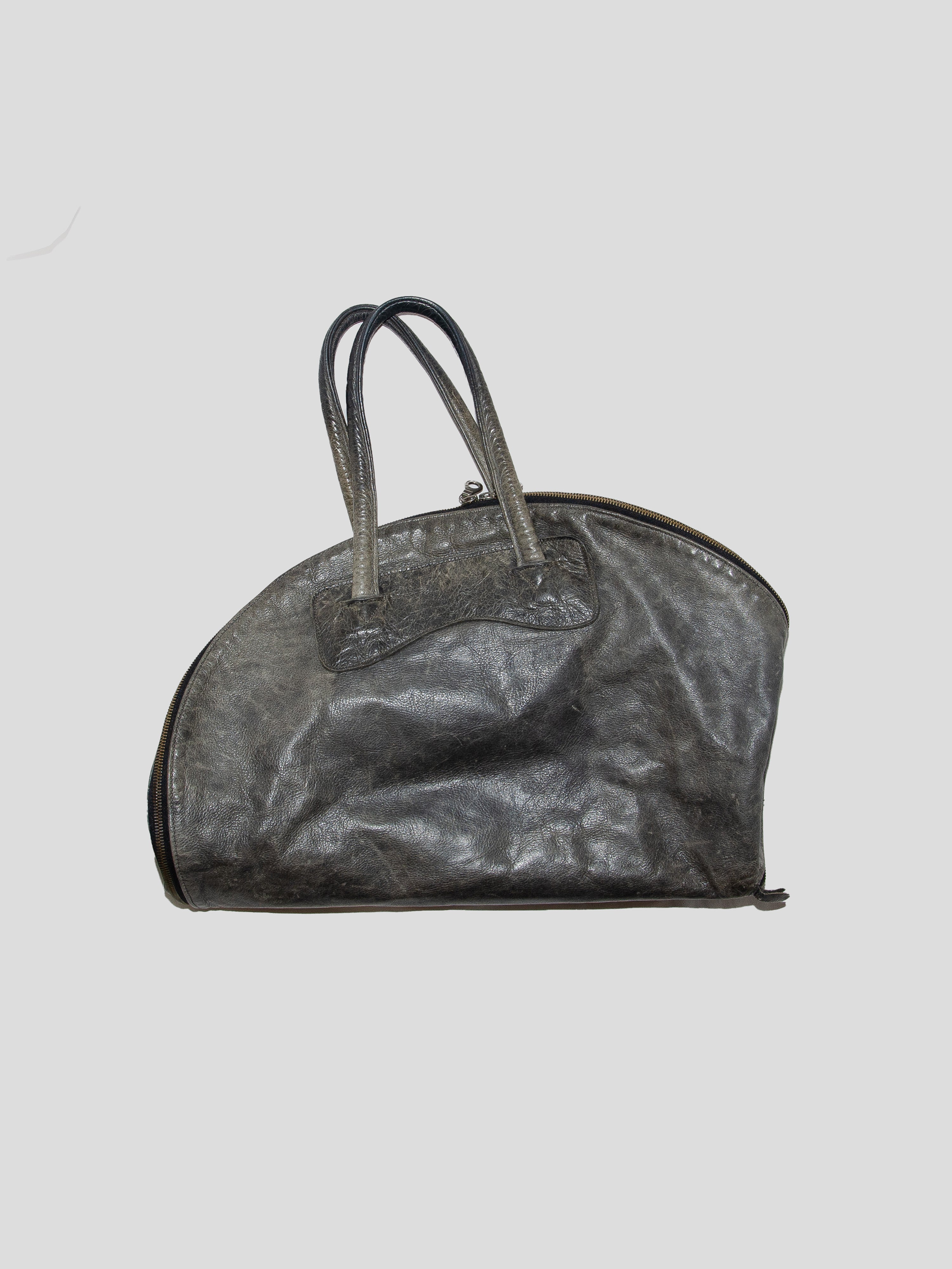 Jas.M.B SS09 Spiral Zip Boston Bag