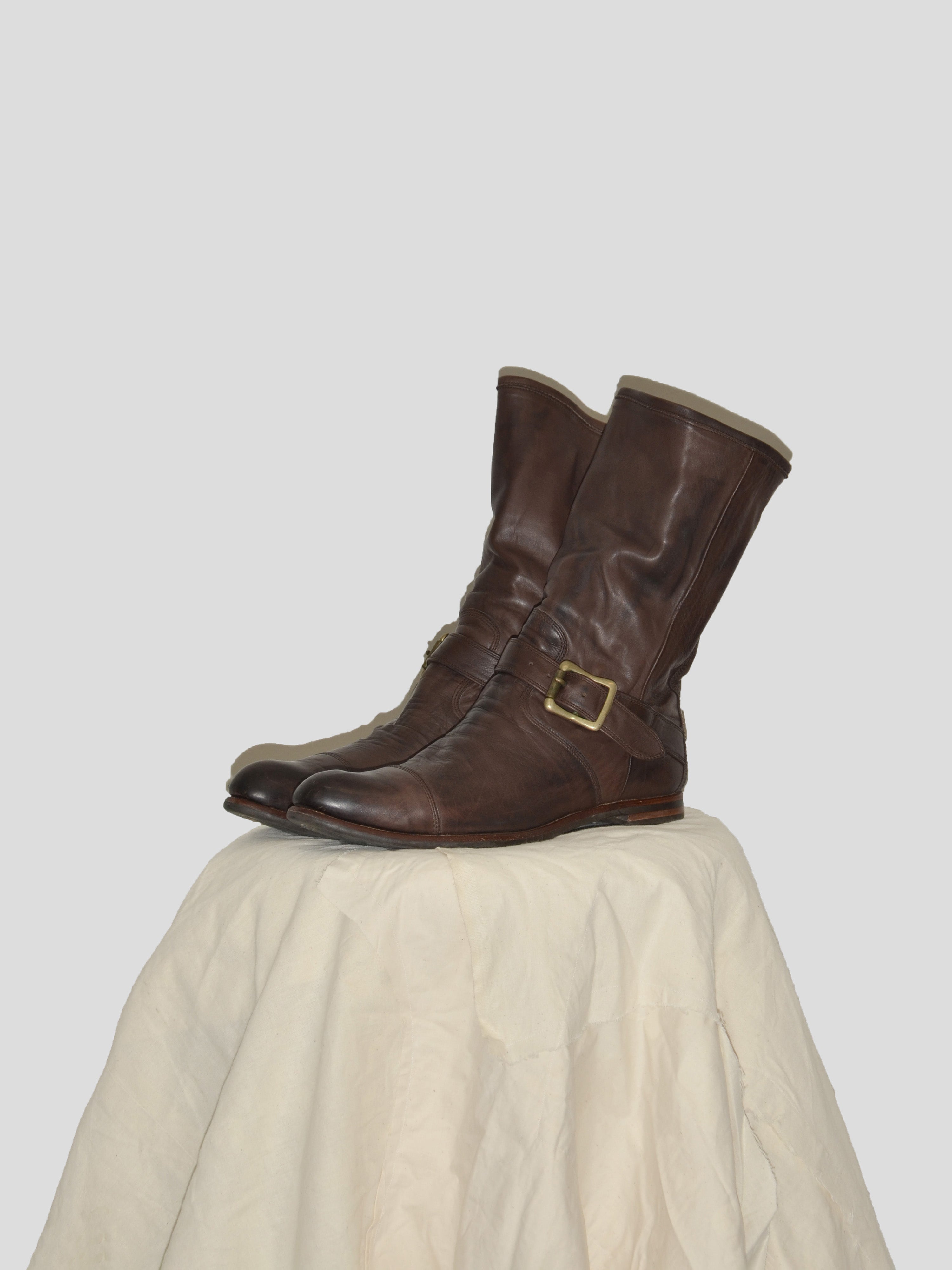 Mihara Yasuhiro 2000s Brown Pirate Boots | COMMUNE