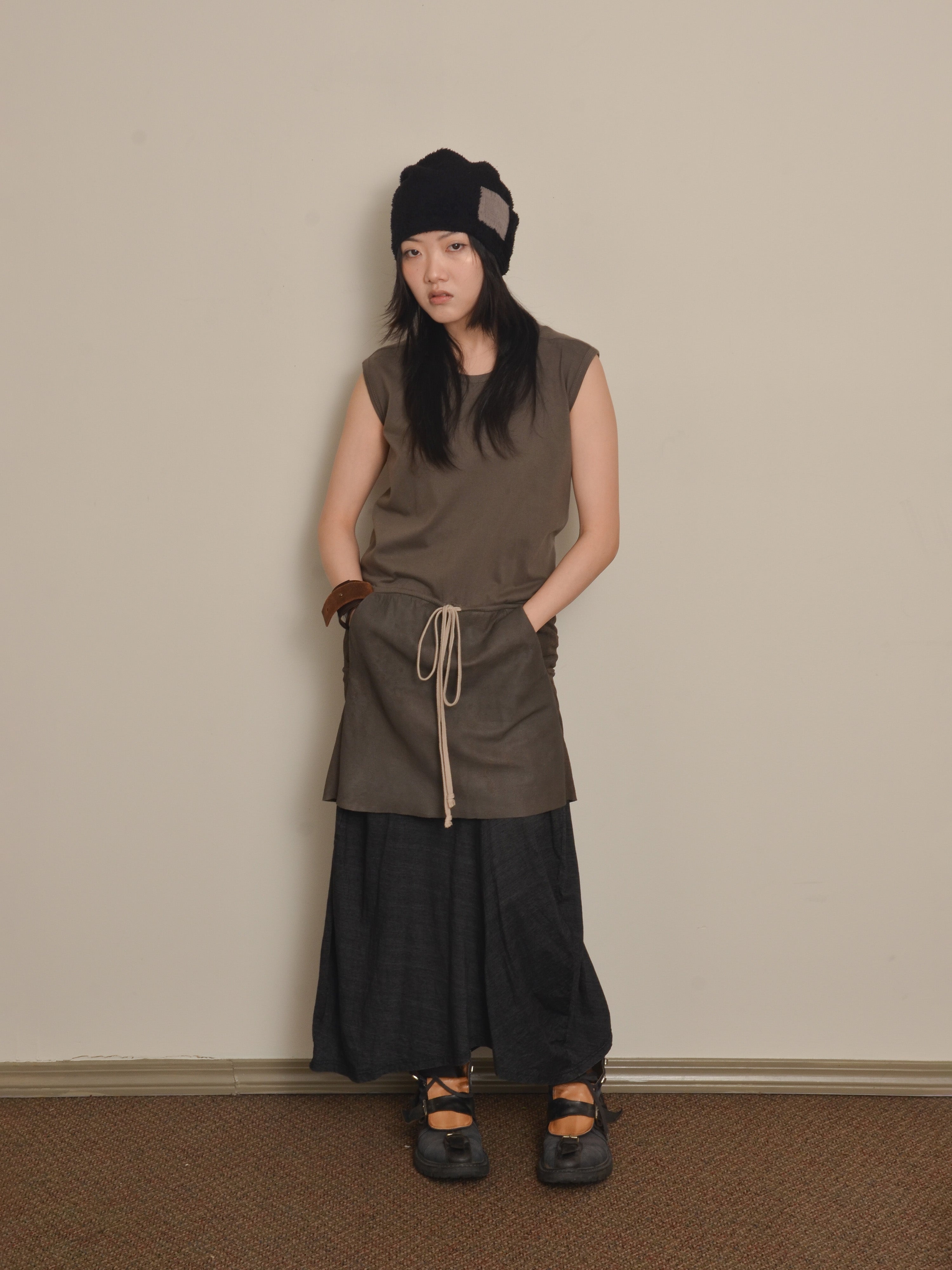 AW11 "Limo" Drawstring Dress