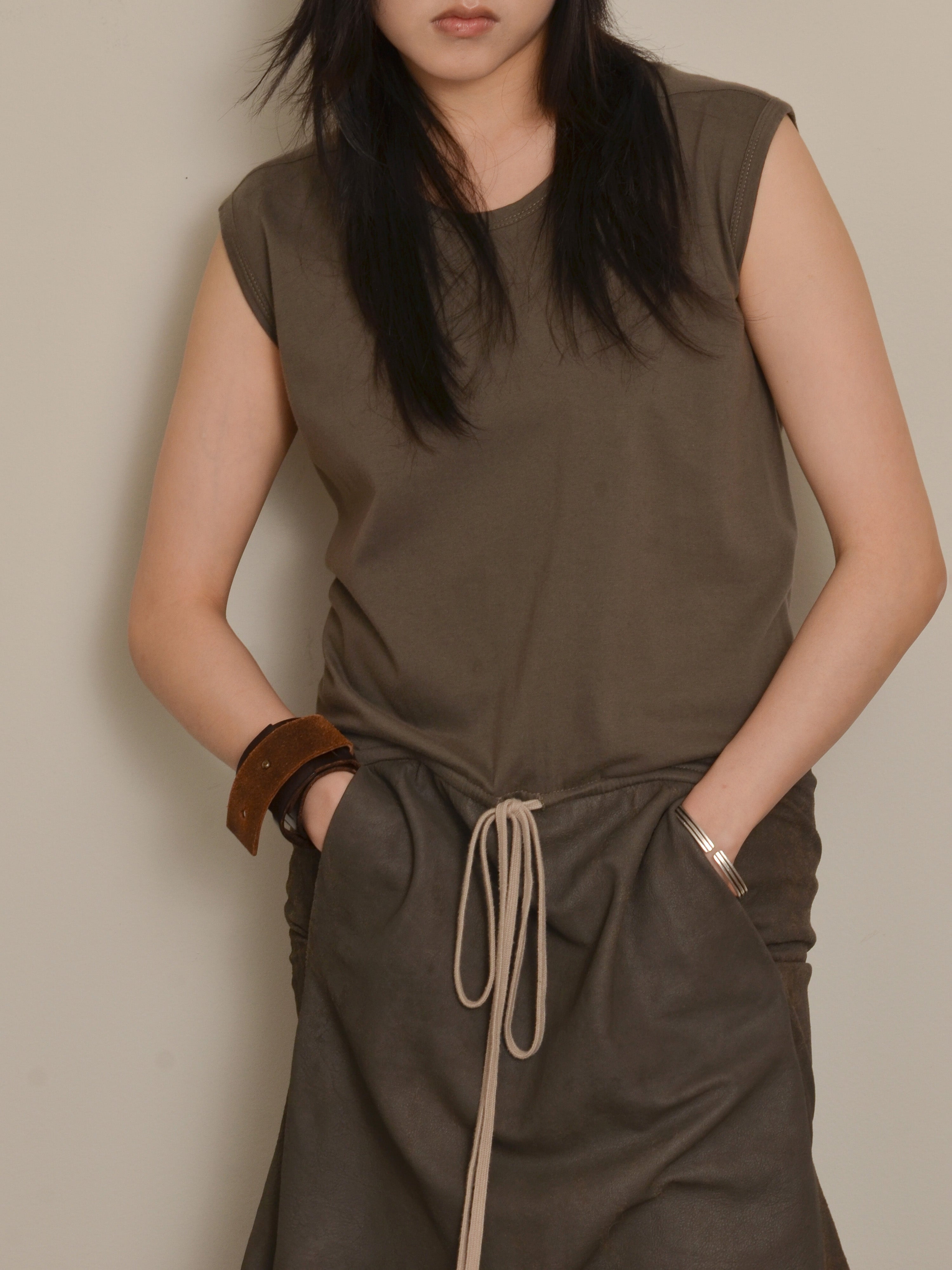 AW11 "Limo" Drawstring Dress