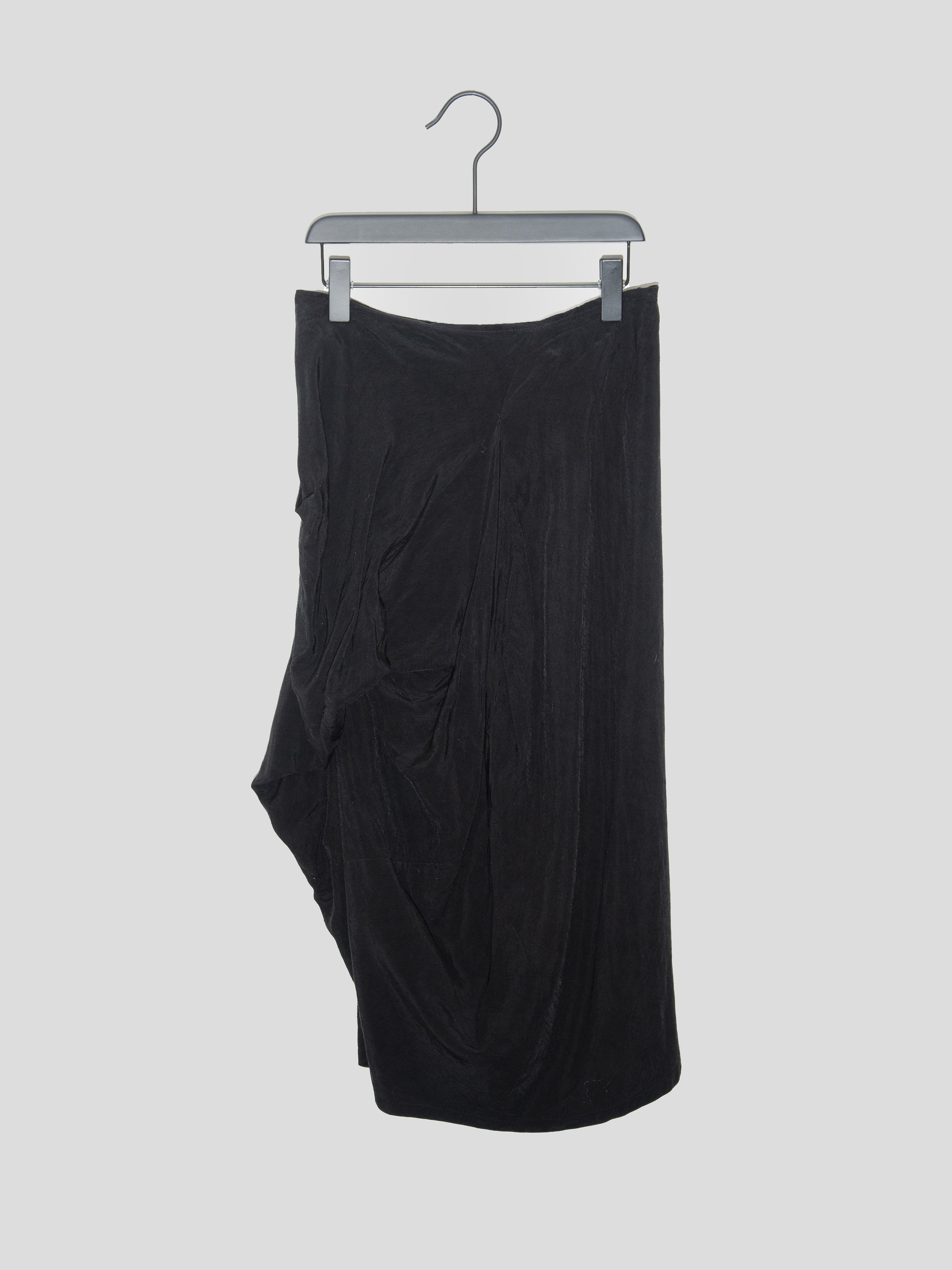 1990s Asymmetrical Draped Skirt