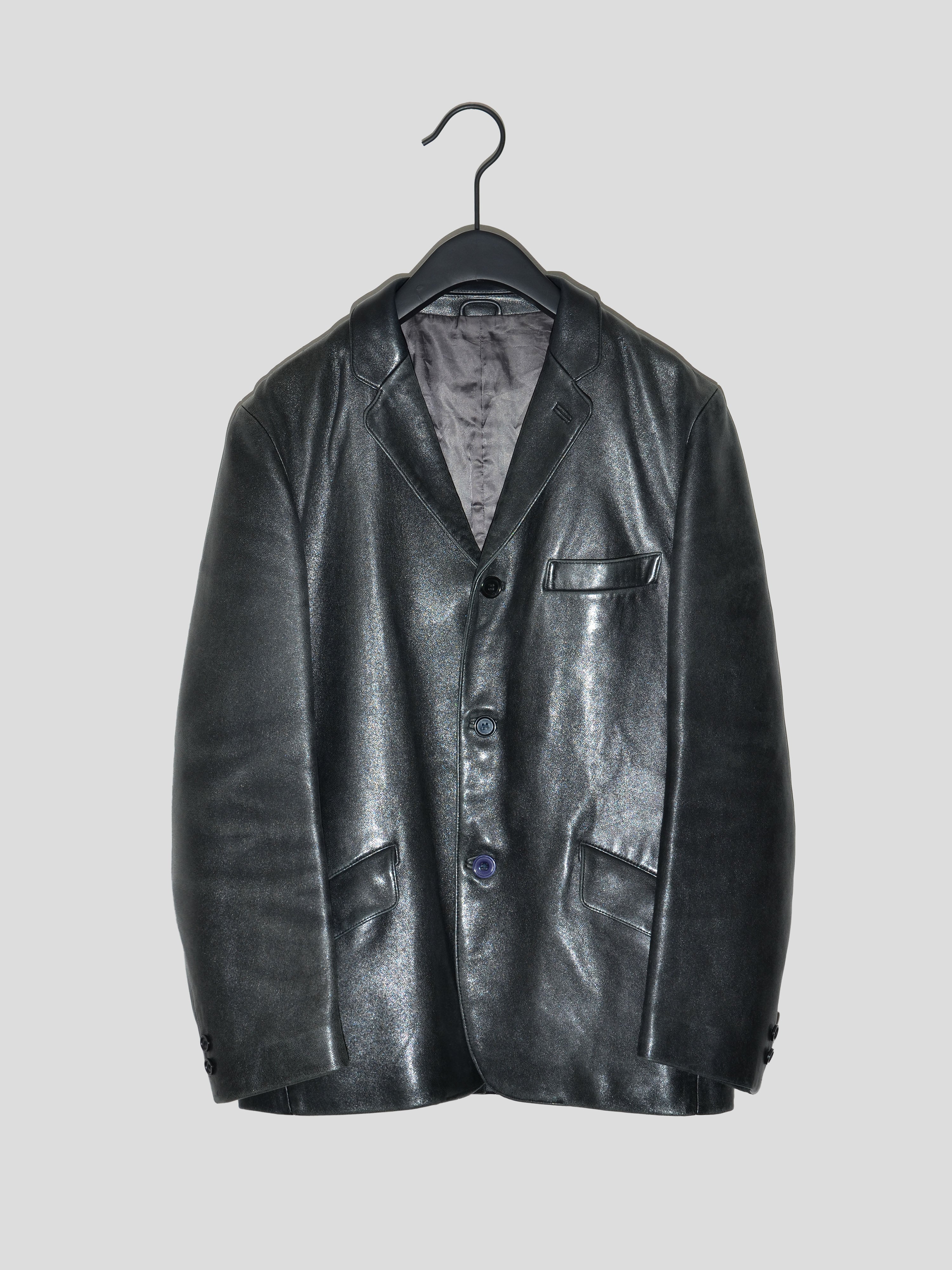 Yohji Yamamoto D'urban AAR 2000s Leather Blazer | COMMUNE