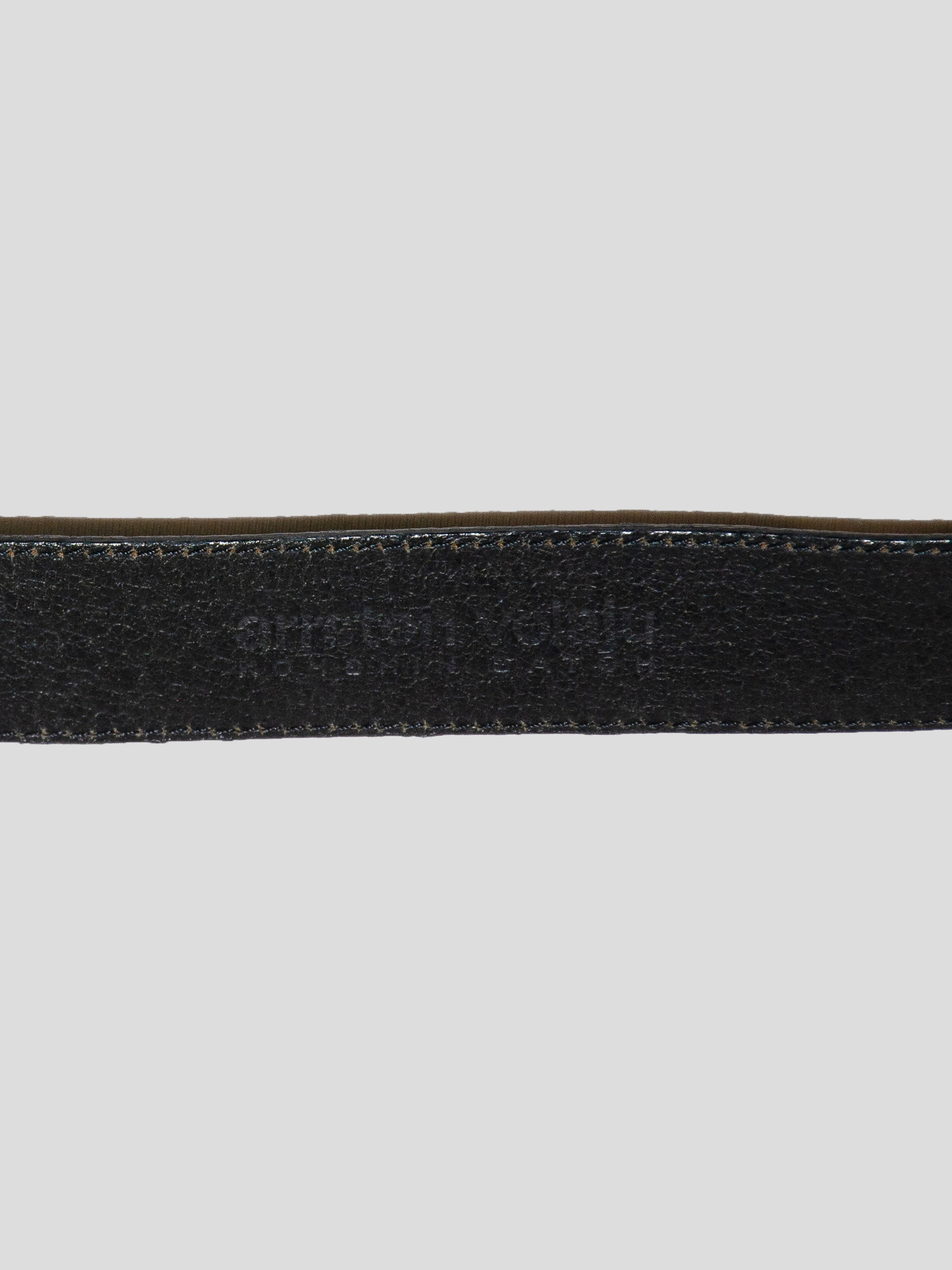 1980s Ostrich Leather Belt