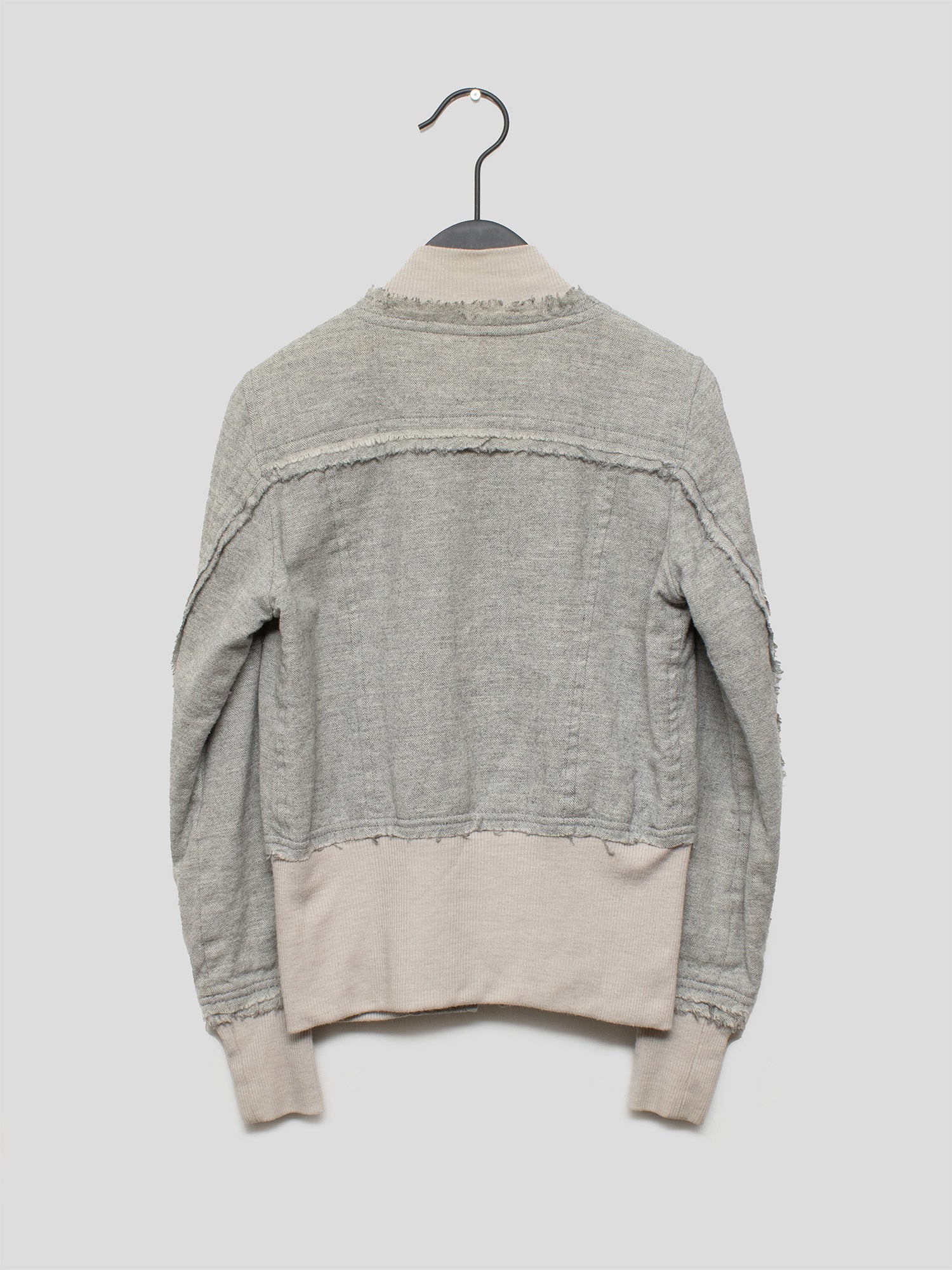0000 Raw-Edge Bomber Jacket