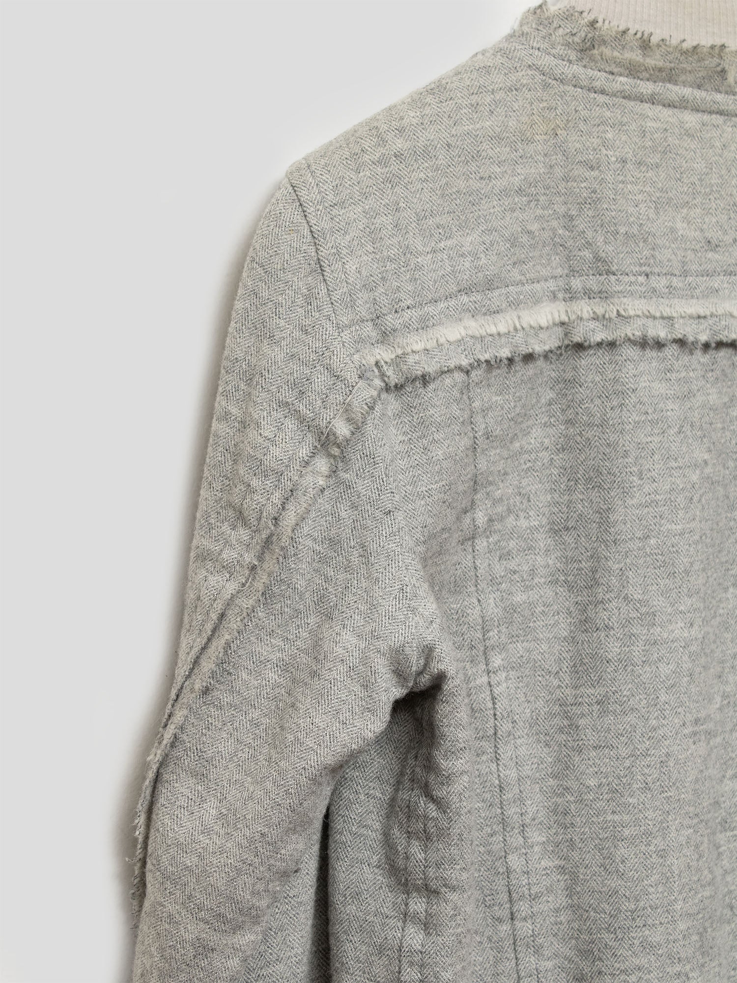 0000 Raw-Edge Bomber Jacket