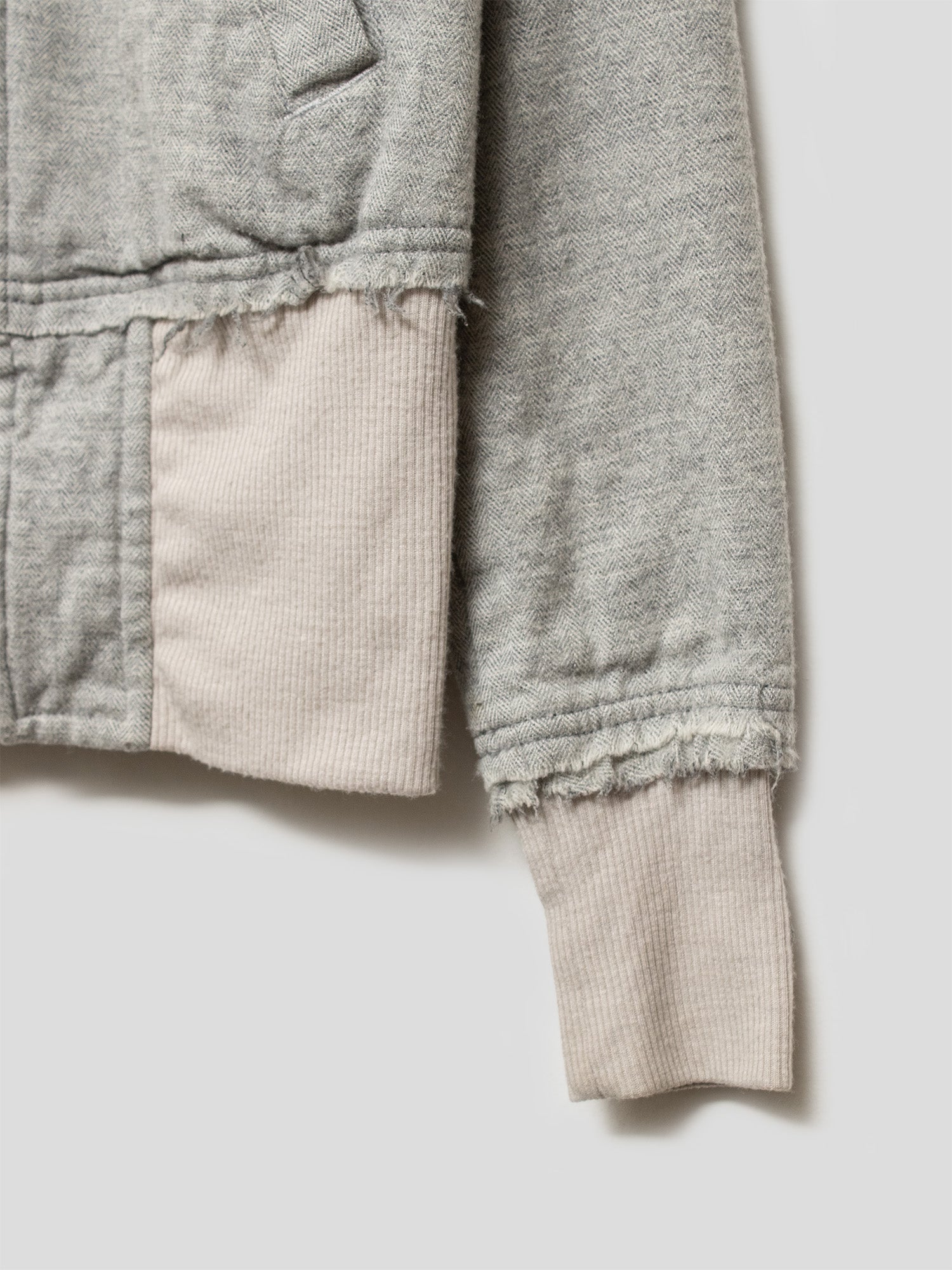 0000 Raw-Edge Bomber Jacket