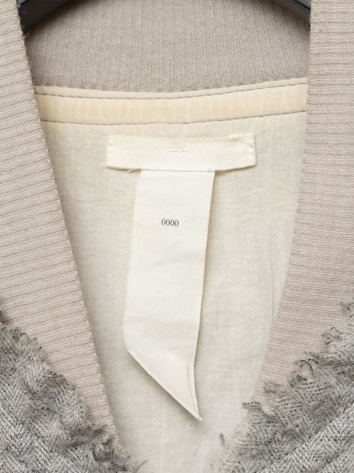 0000 Raw-Edge Bomber Jacket