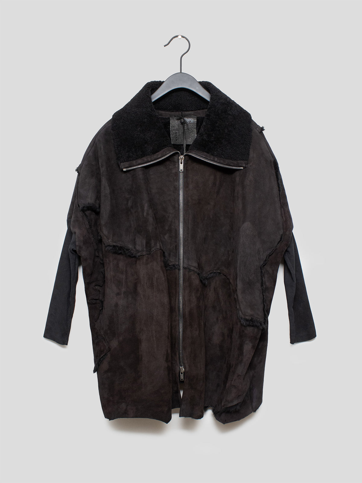 AW18 Patchwork Shearling Coat