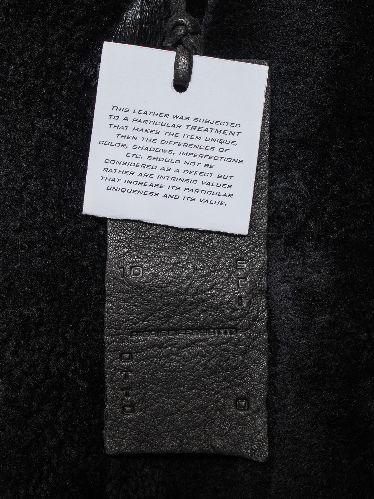AW18 Patchwork Shearling Coat