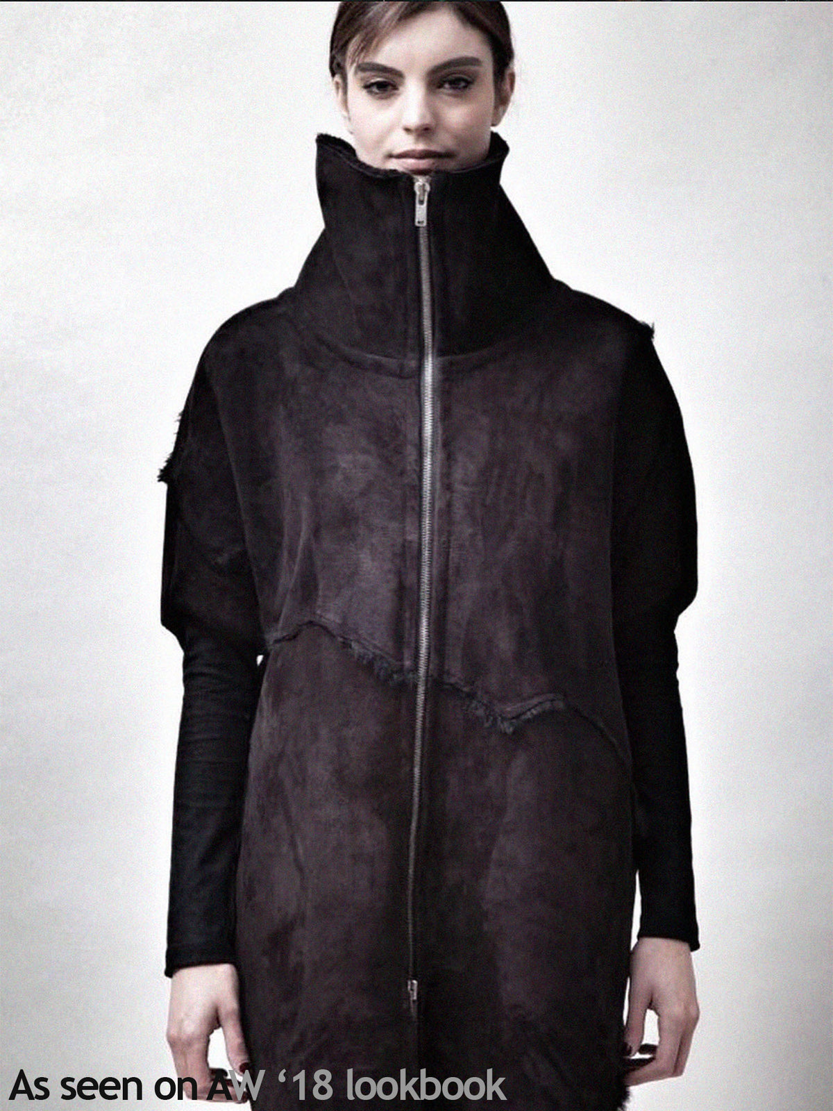 AW18 Patchwork Shearling Coat