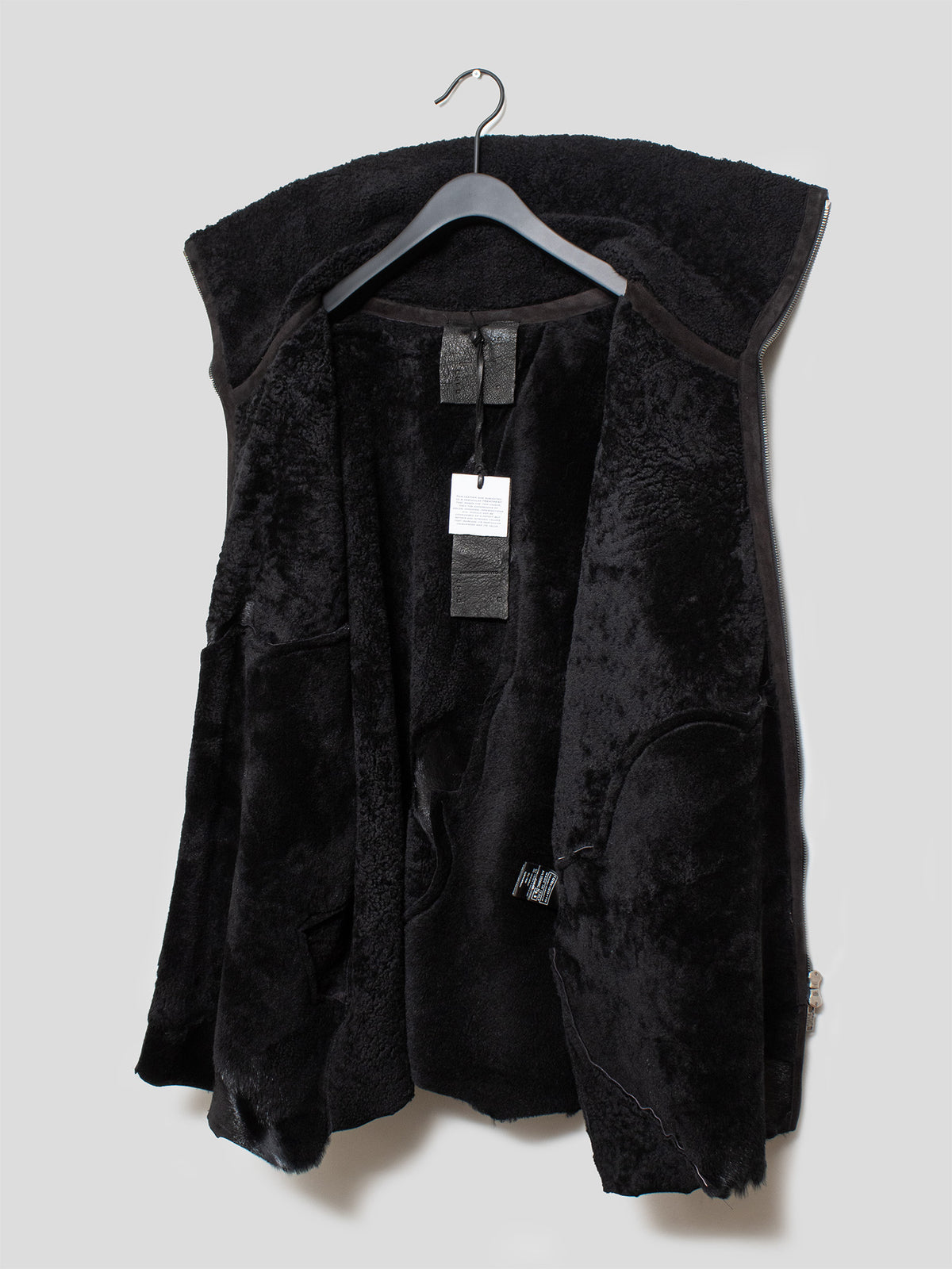 AW18 Patchwork Shearling Coat
