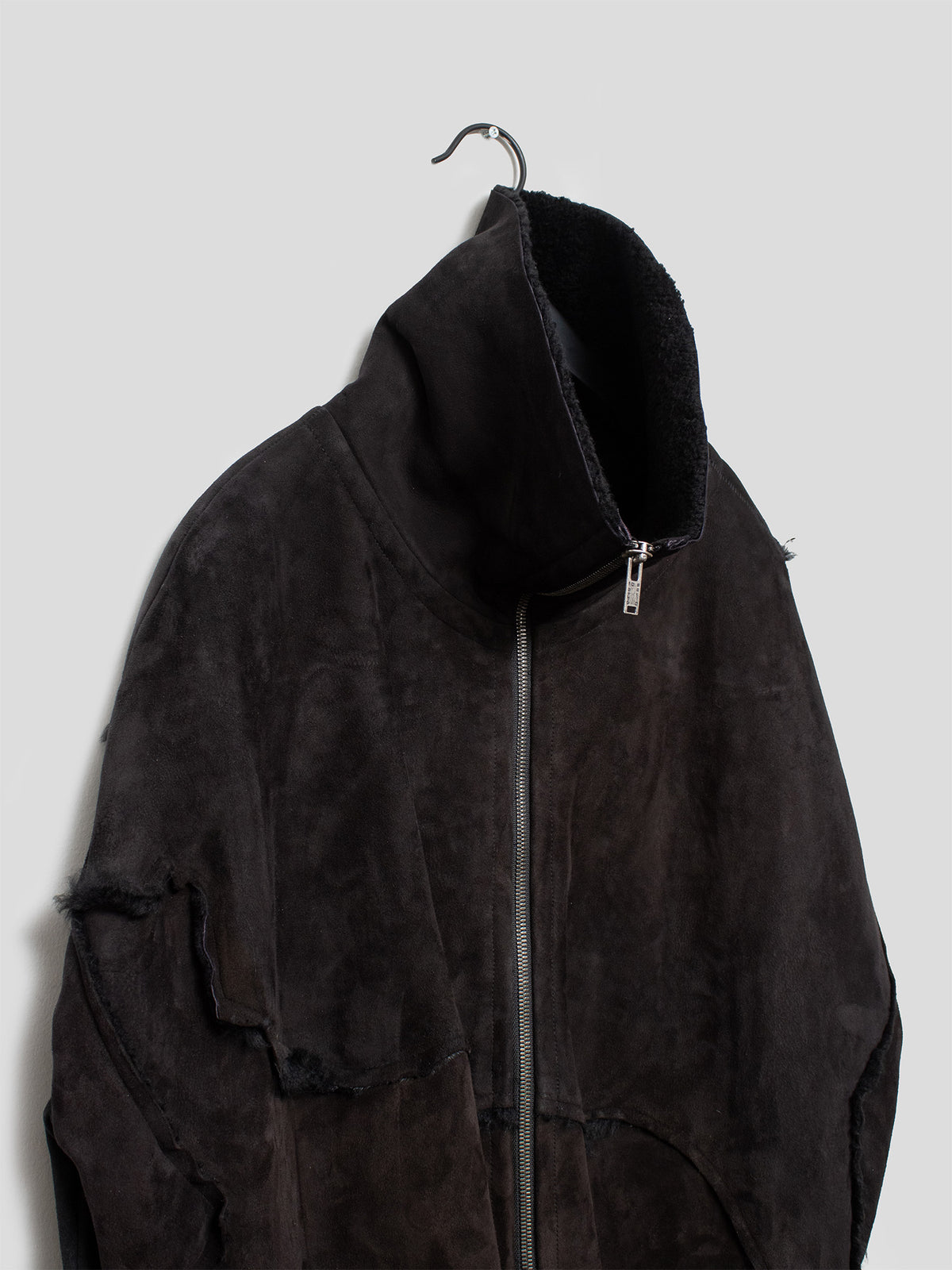 AW18 Patchwork Shearling Coat
