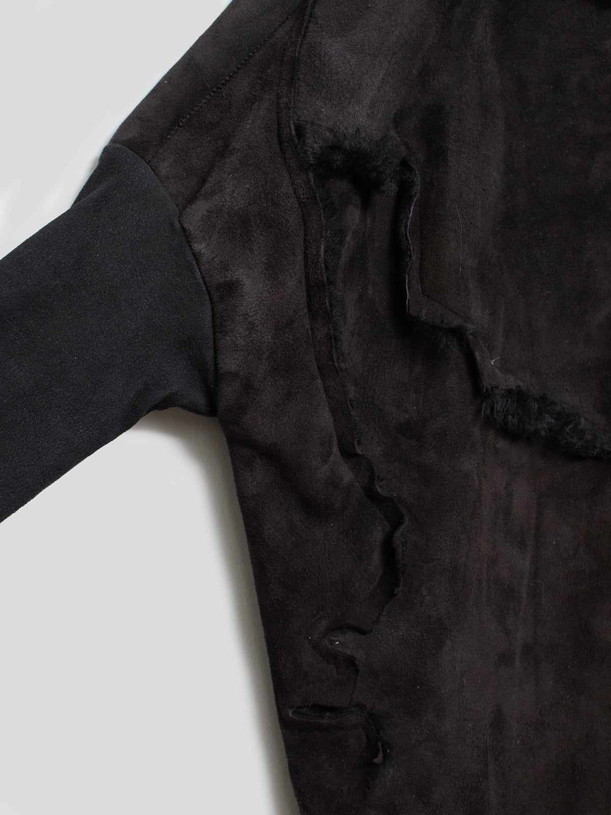 AW18 Patchwork Shearling Coat