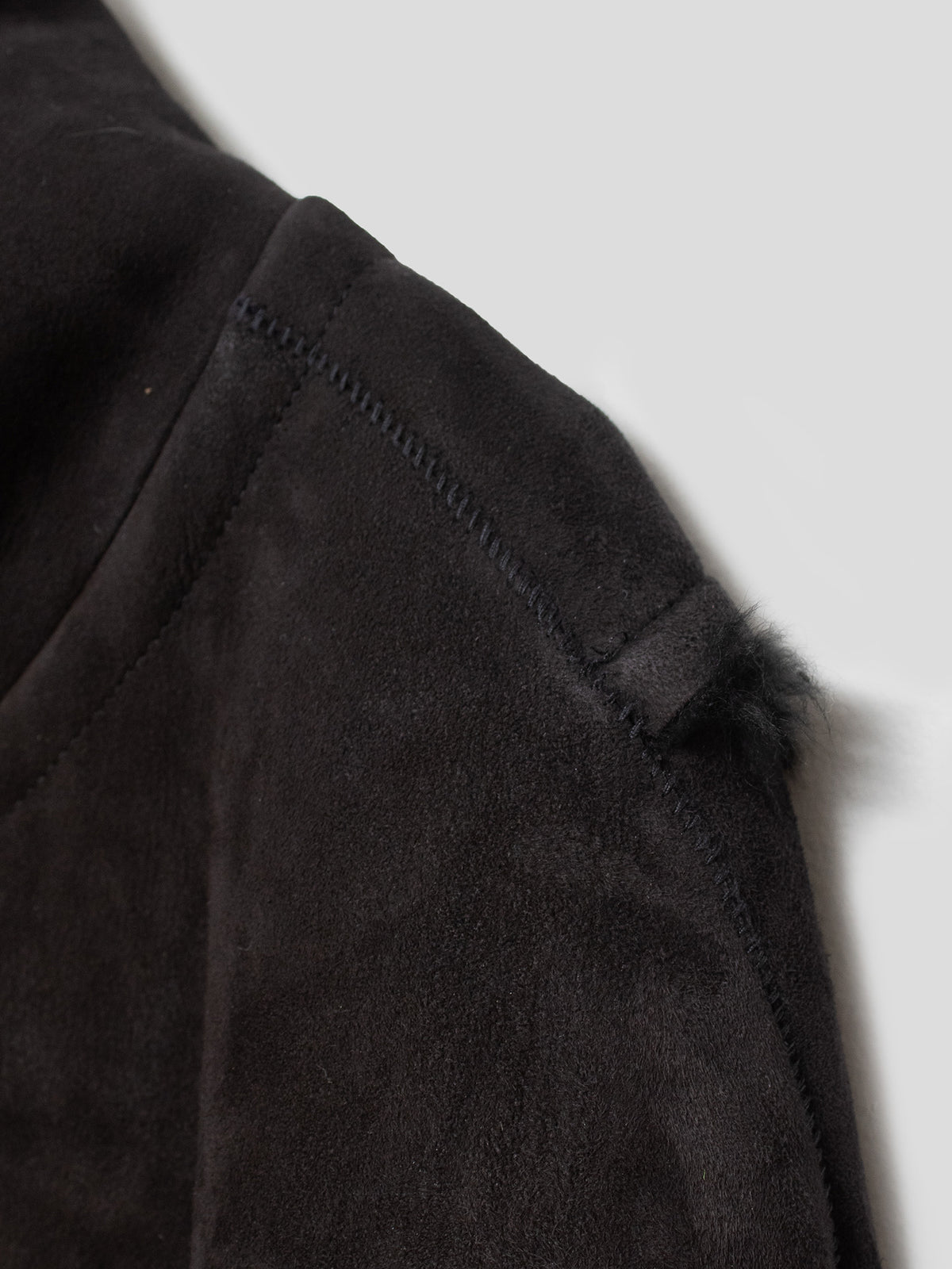 AW18 Patchwork Shearling Coat