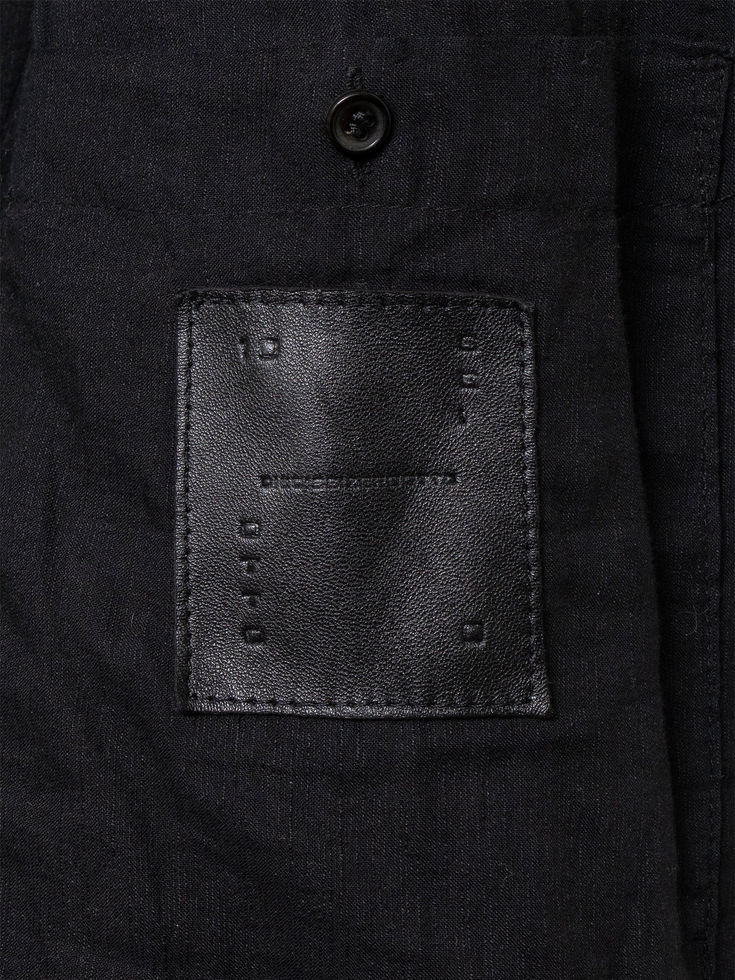 Overlock Leather Jacket