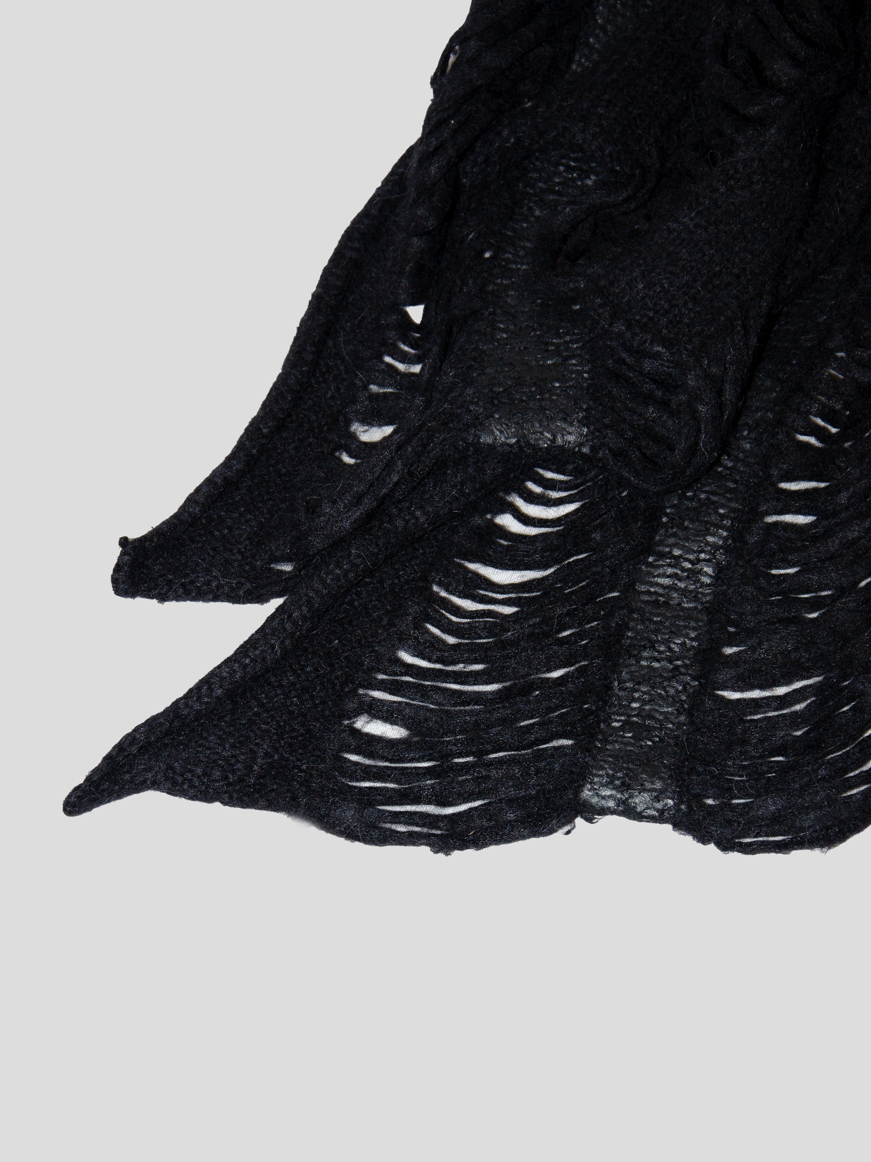 Drop Stitch Alpaca Scarf