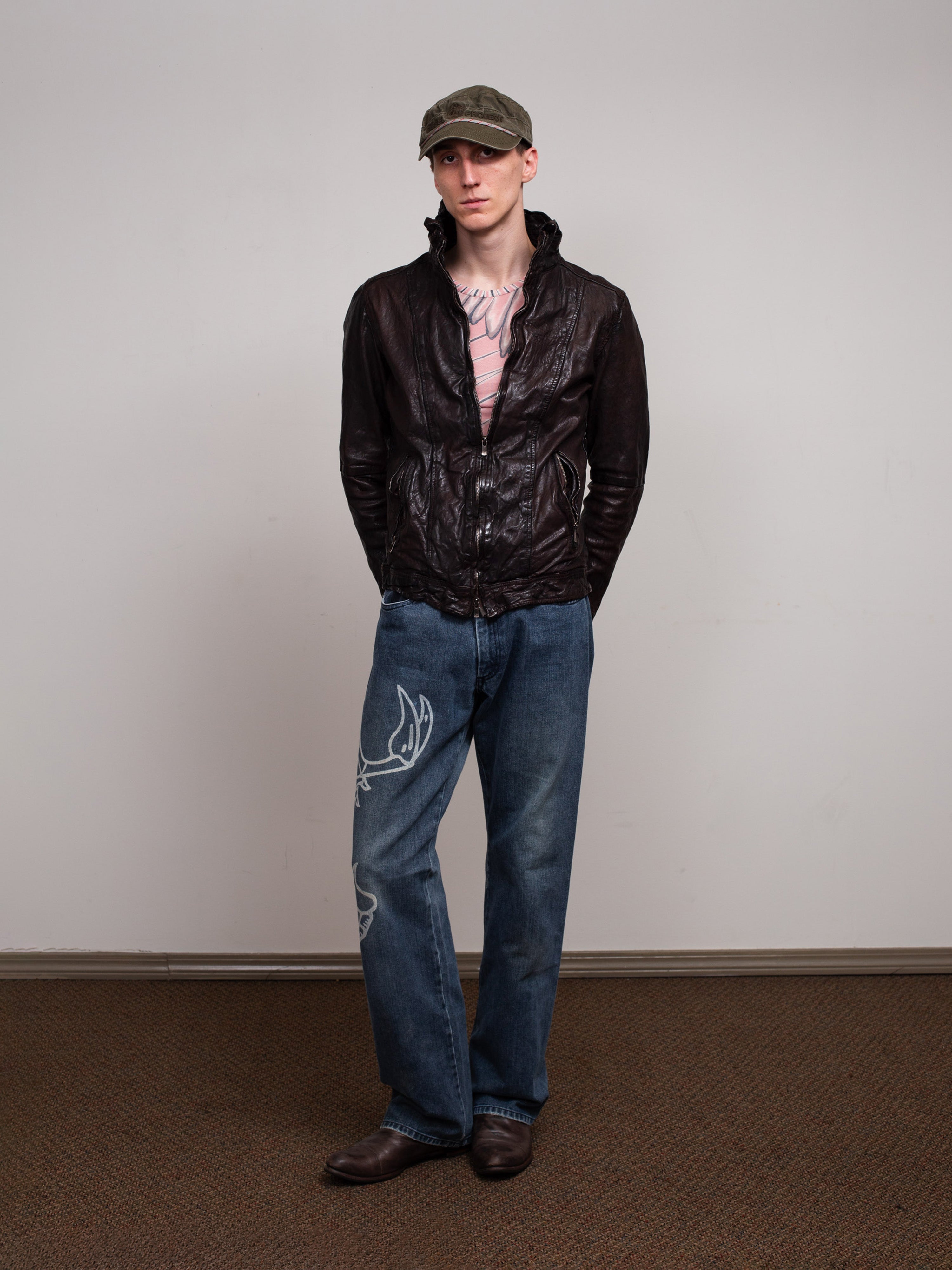 Scorpion Print Jeans