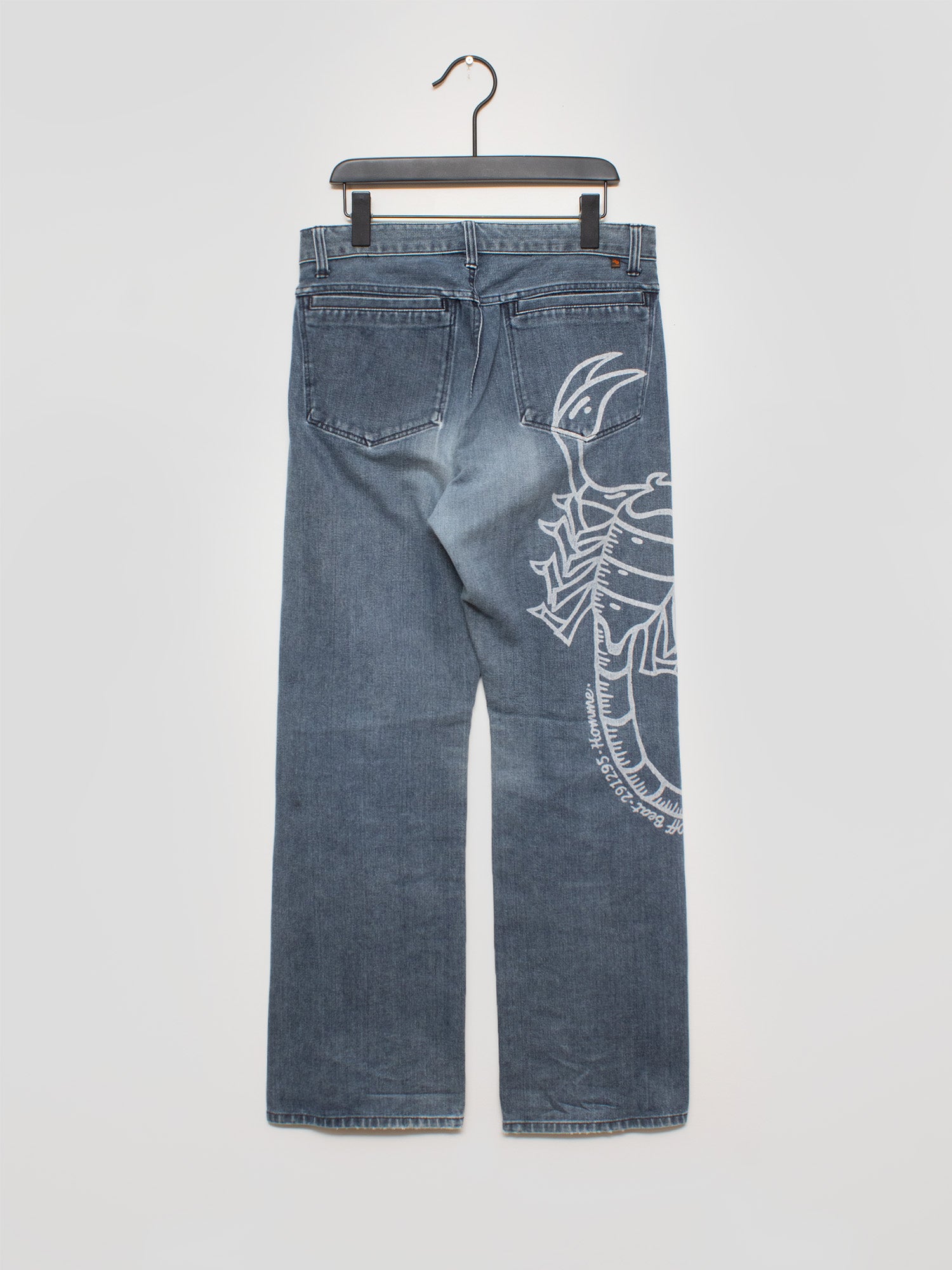 Scorpion Print Jeans