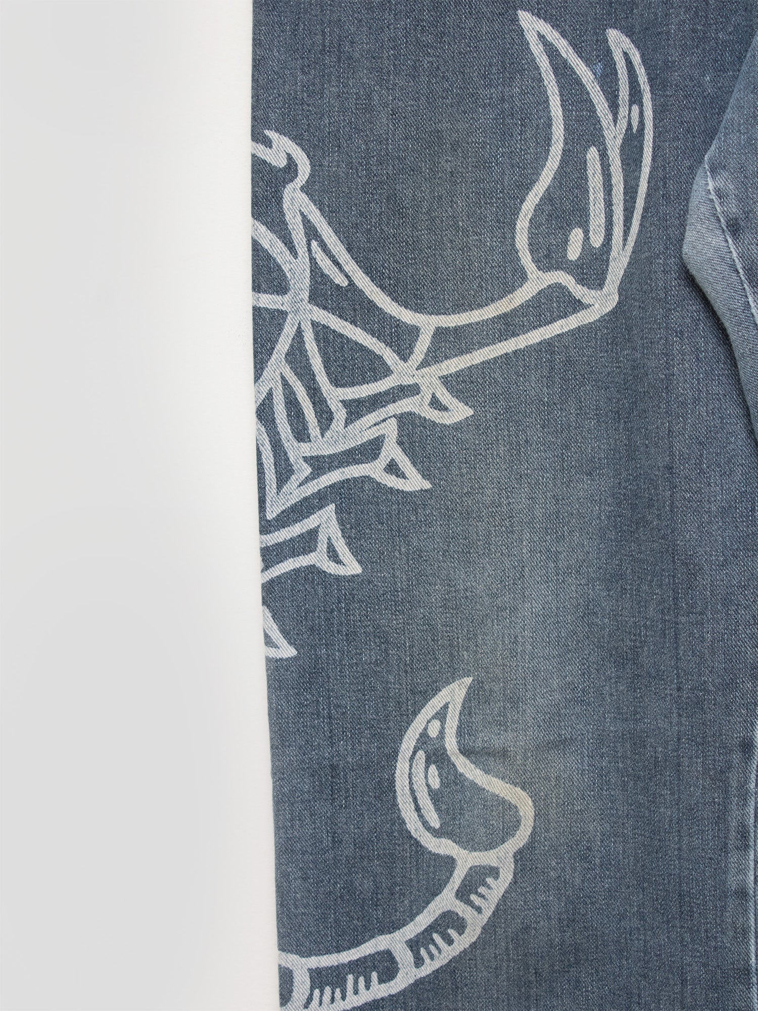 Scorpion Print Jeans