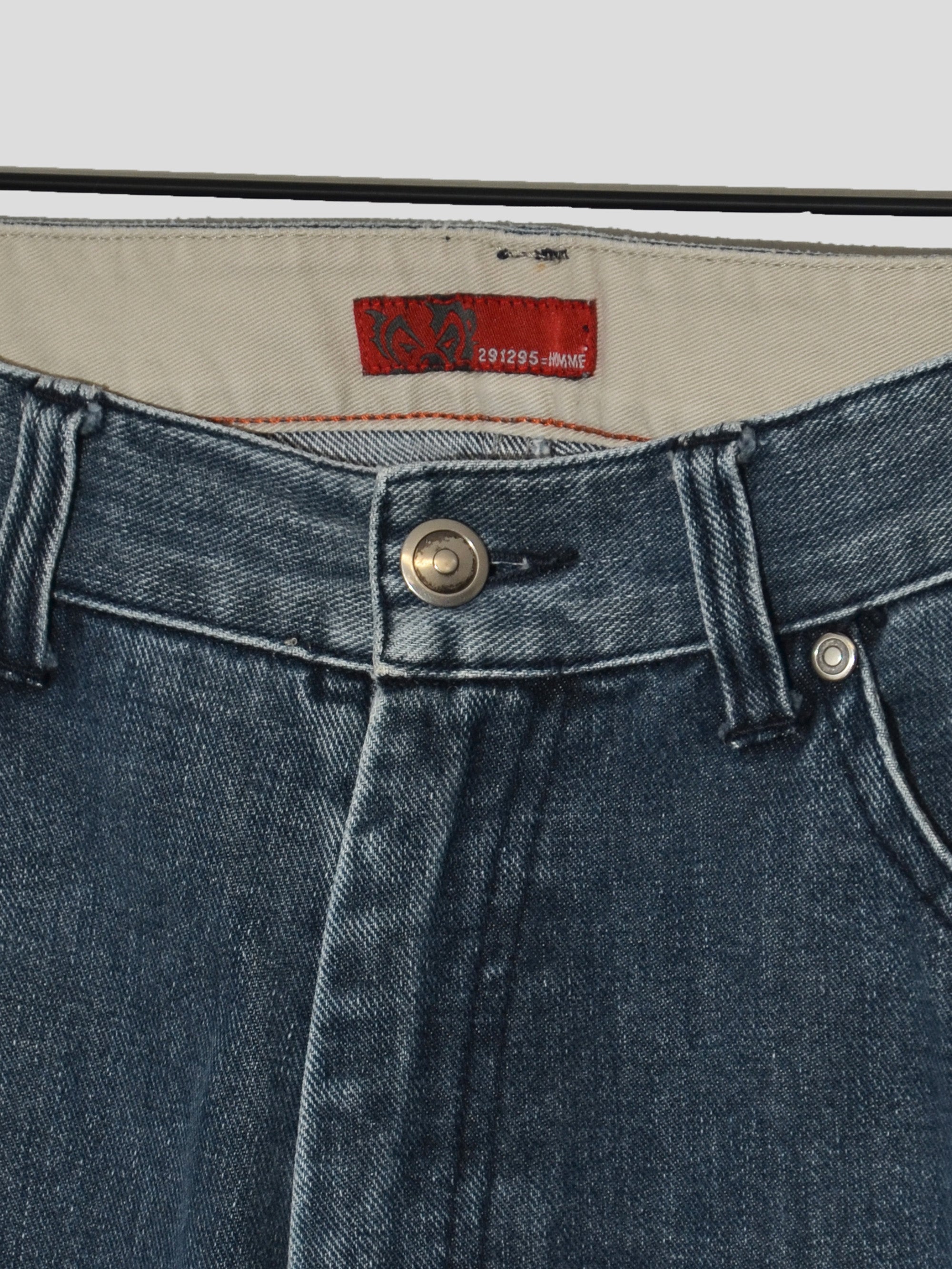 Scorpion Print Denim Jeans