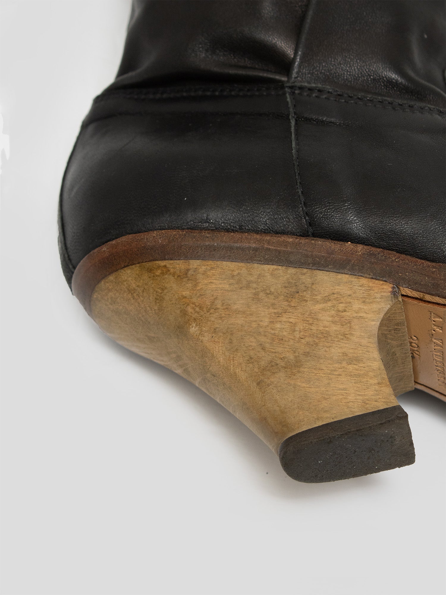 Strapped Leather Boots