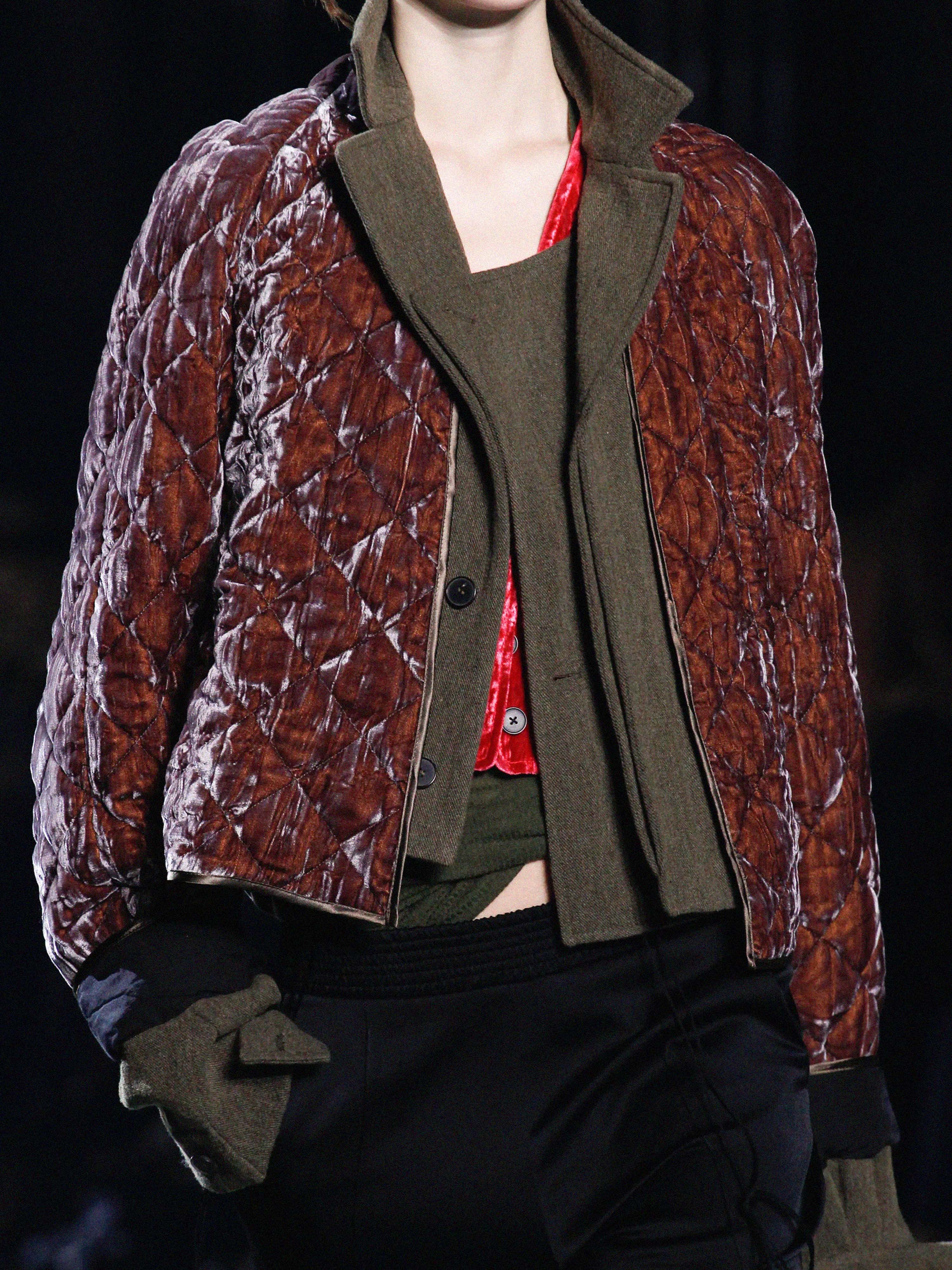AW16 Velvet Military Jacket