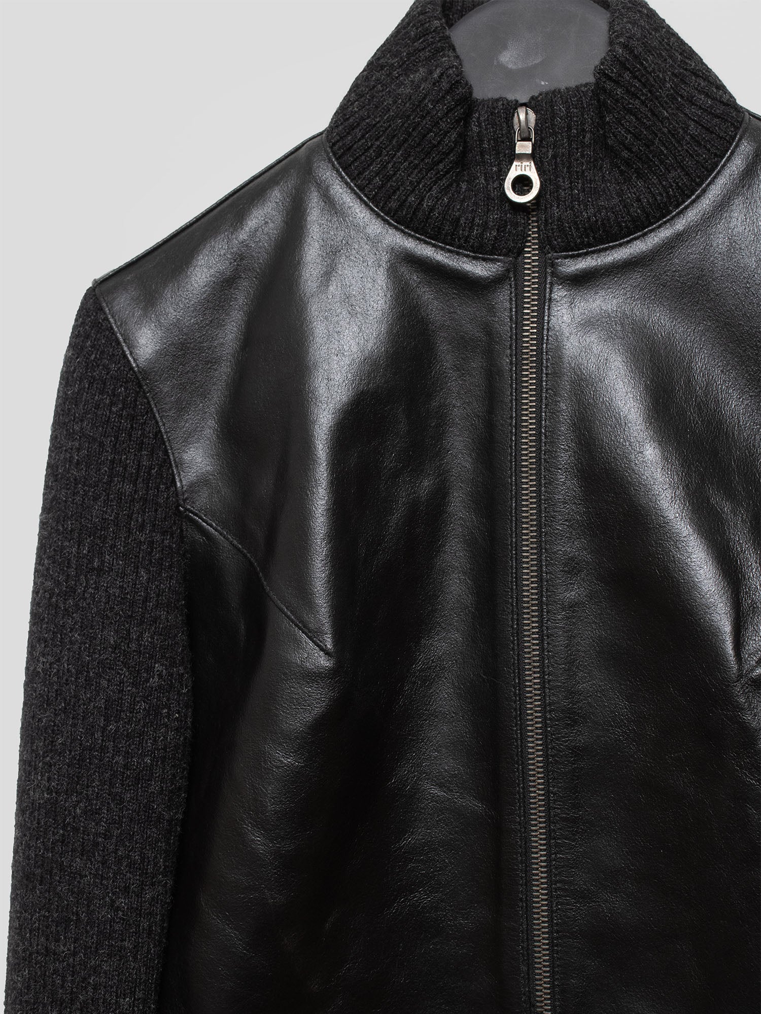 Cropped Leather Jacket