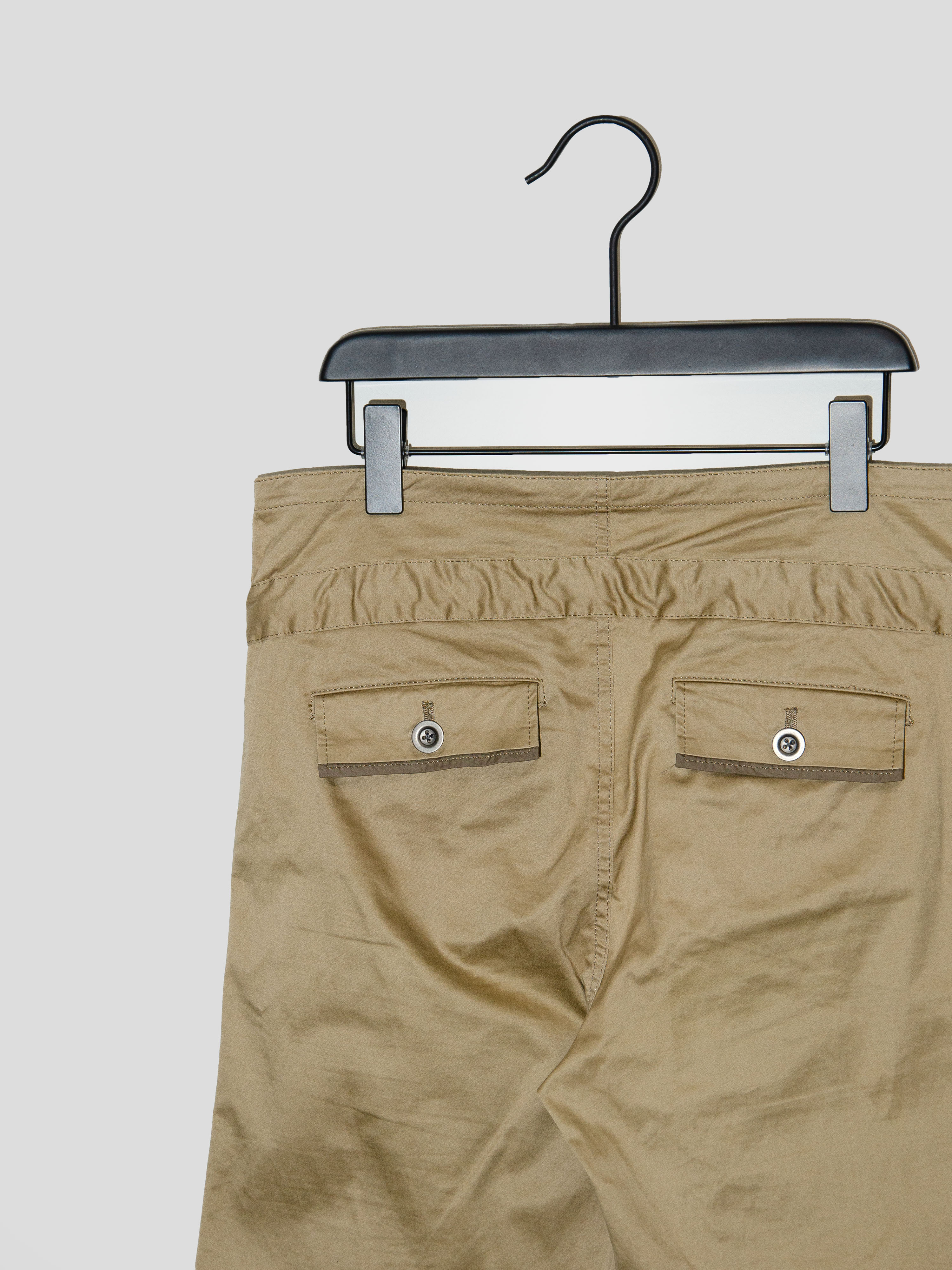 Flared Drawstring Trousers