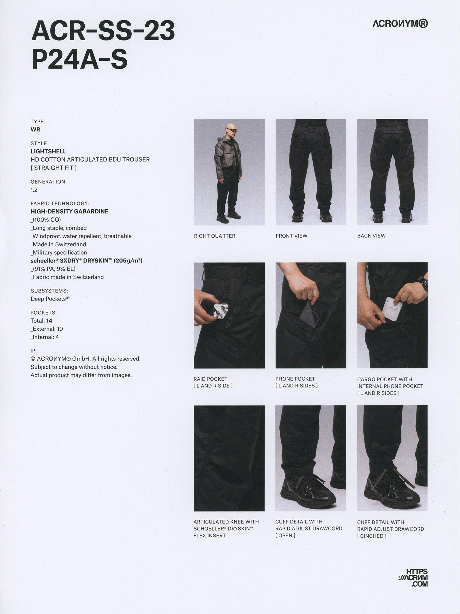 SS23 P24A-S Trousers
