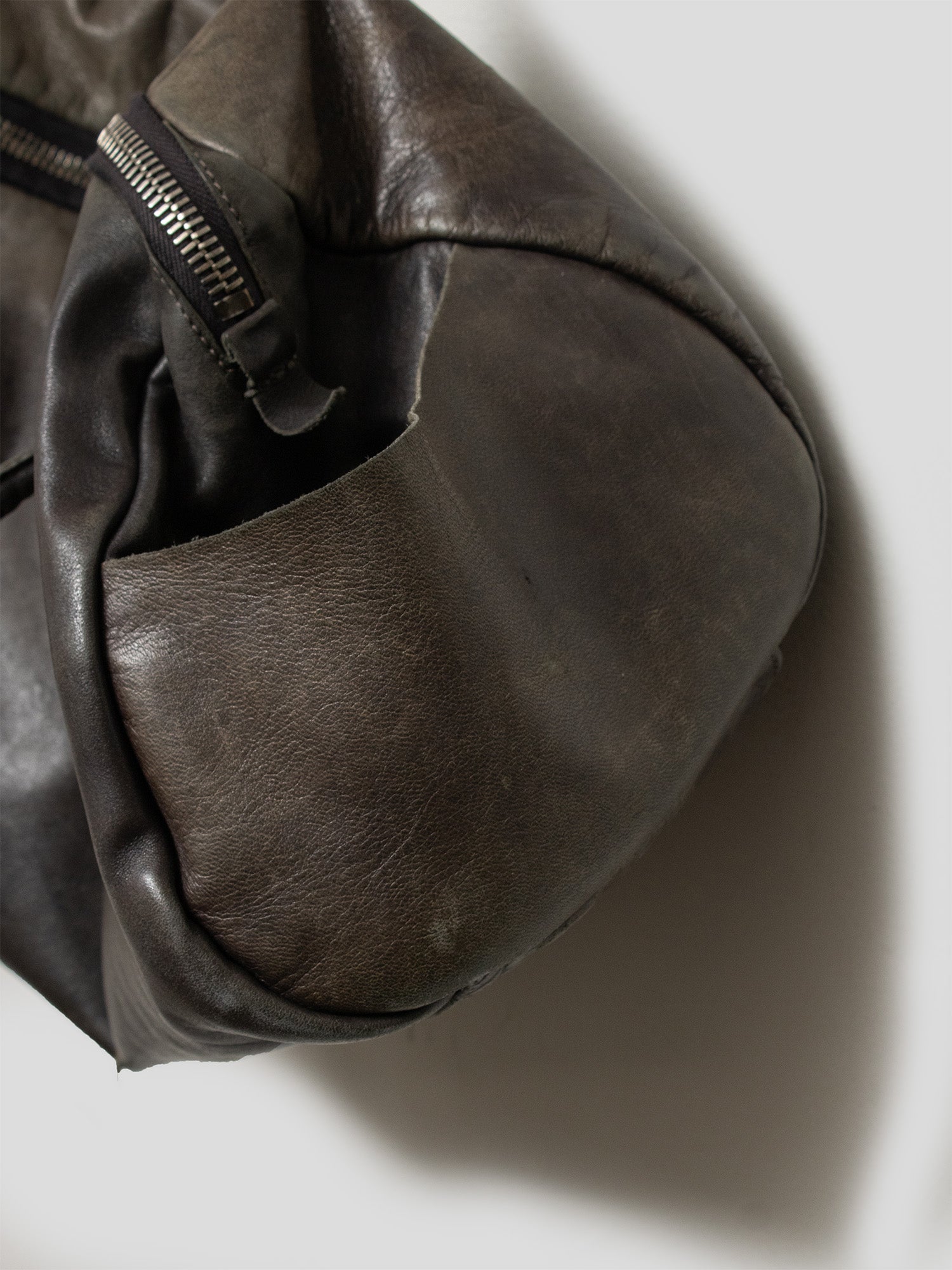2000s Leather Duffle Bag