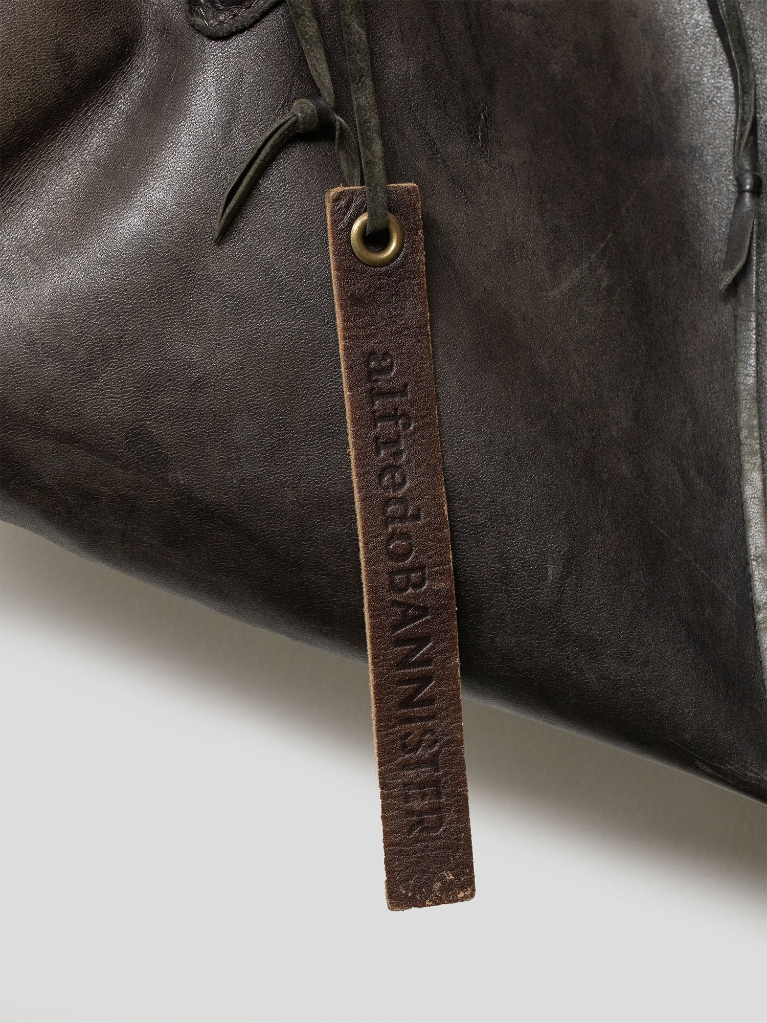 2000s Leather Duffle Bag