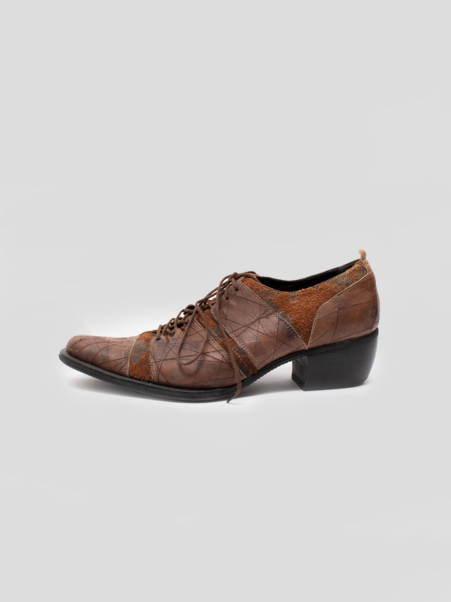 Alfredo Bannister Patch Stitch Derby Shoes | COMMUNE