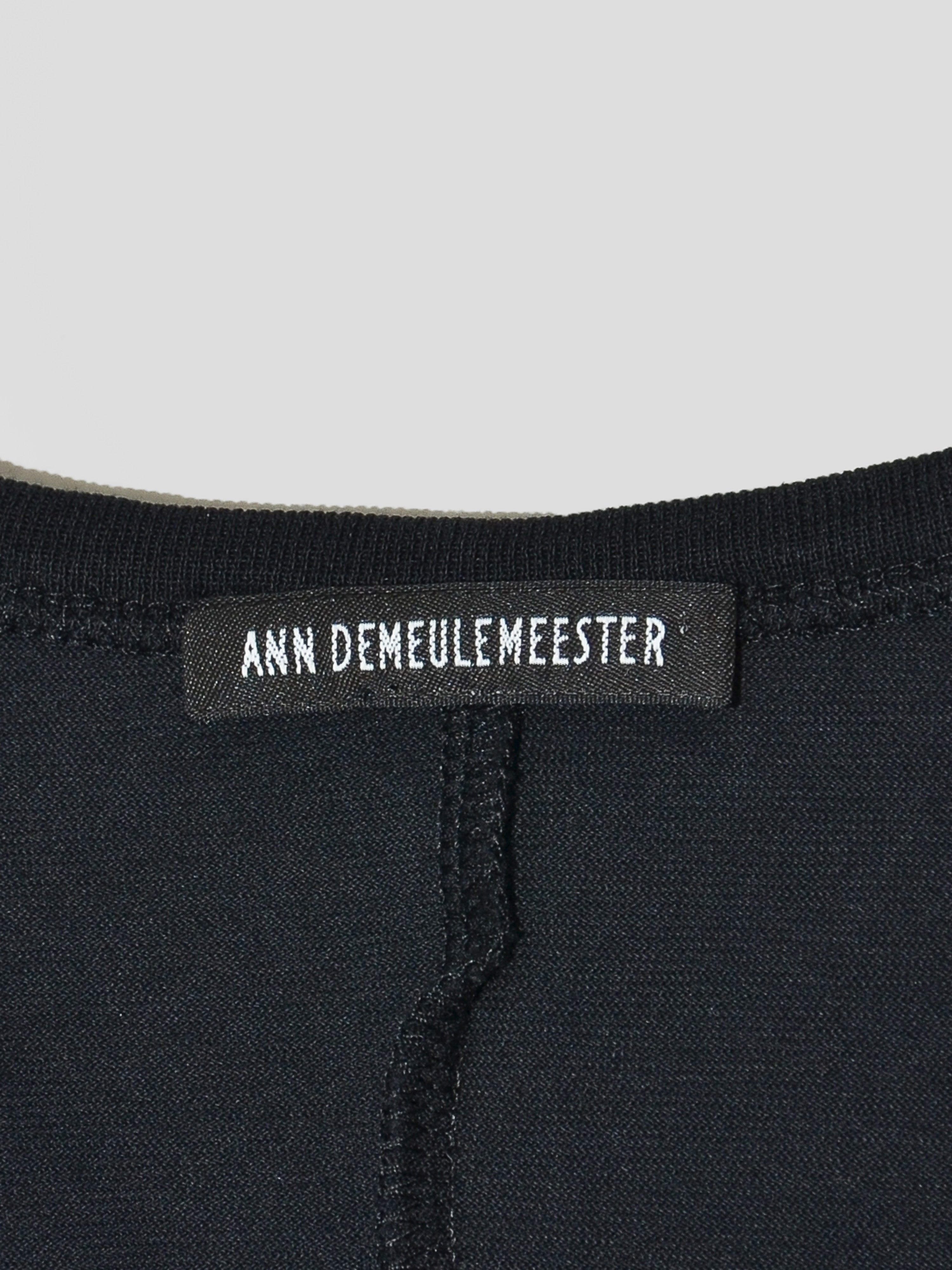 トップス 00s Ann Demeulemeester Cut and sew Macy Asymmetric Wrap Top – Ann Demeulemeester