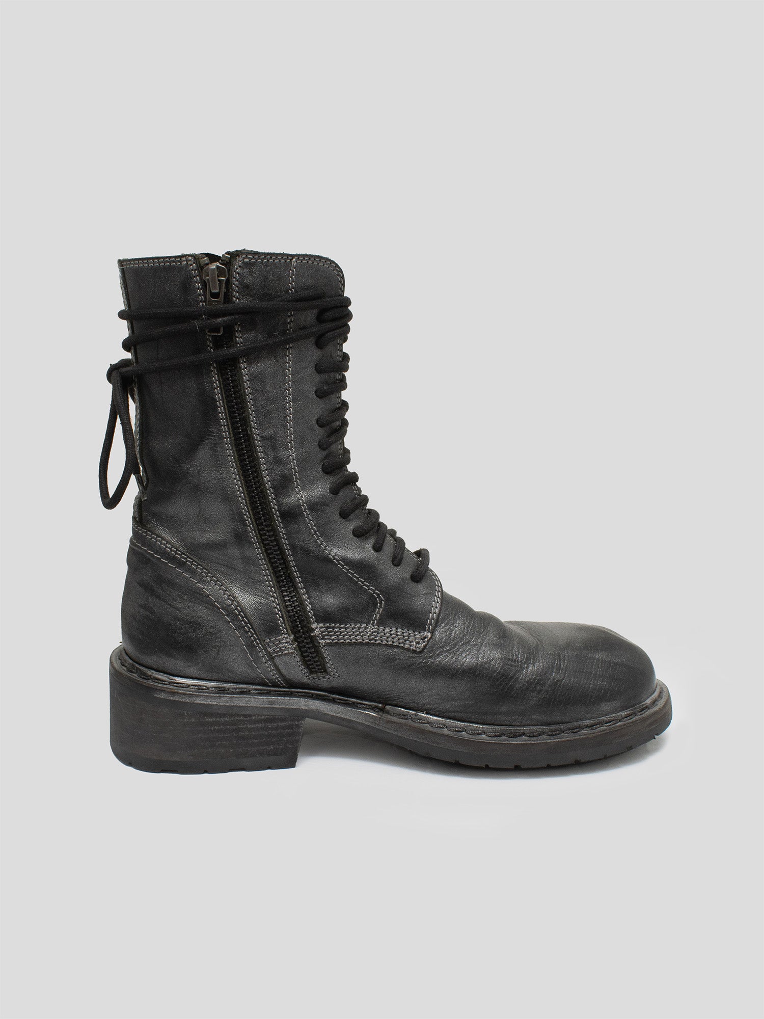 2000s Leather Combat Boots