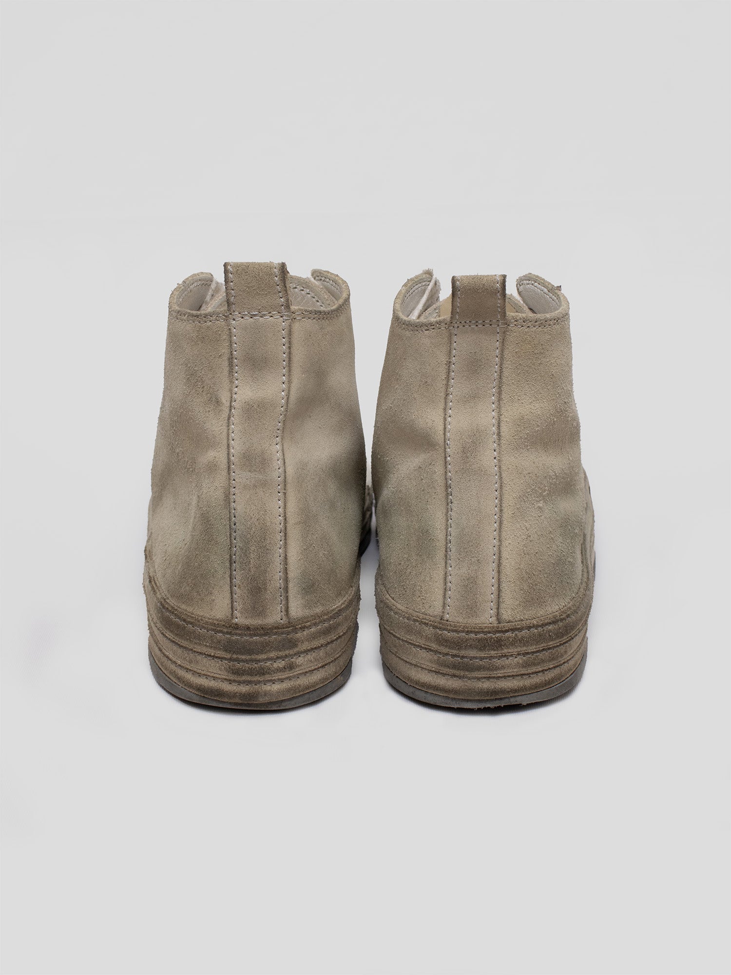 Dirty Suede High-Top Sneakers