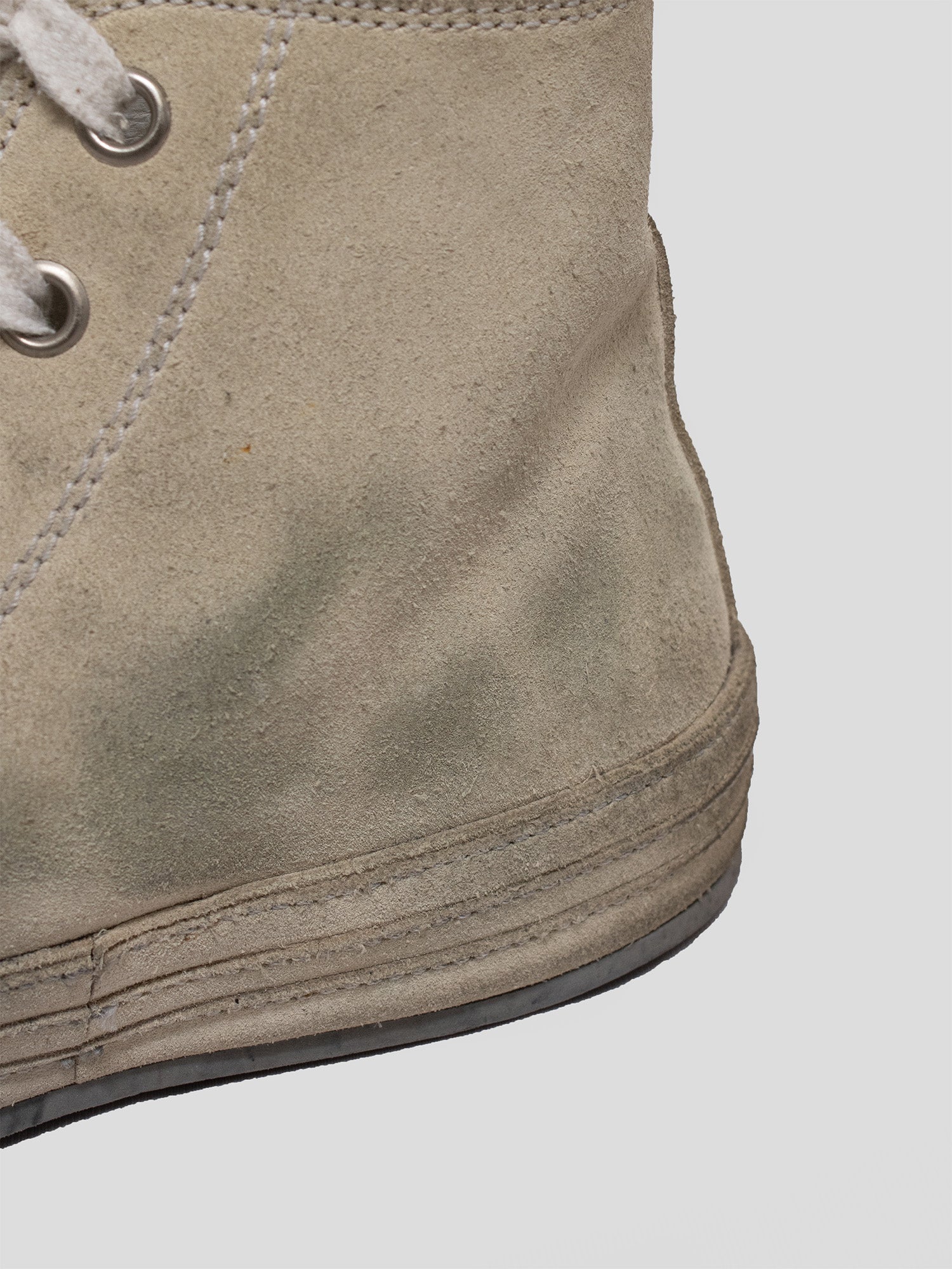 Dirty Suede High-Top Sneakers