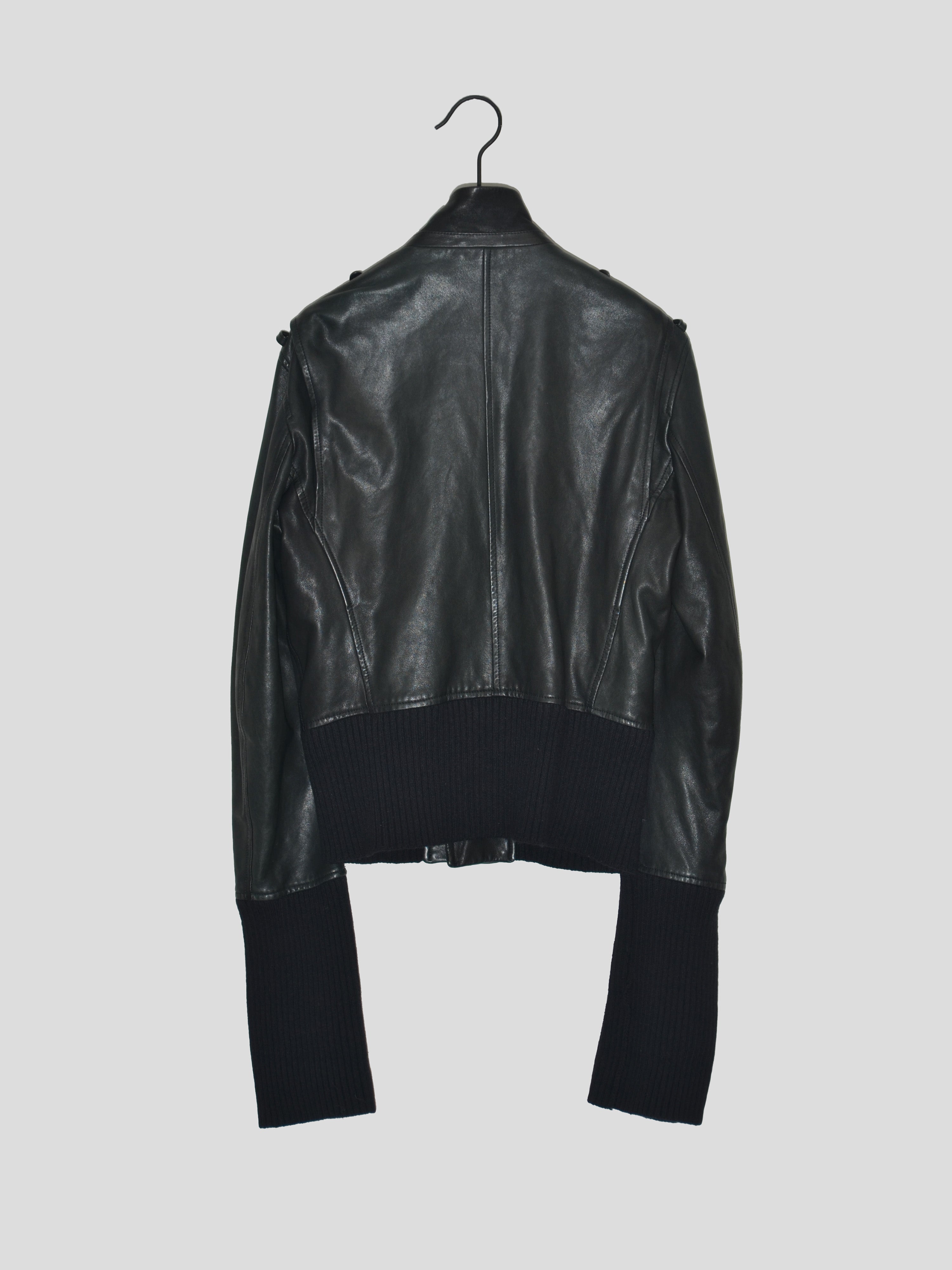 本人期 ANN DEMEULEMEESTER MODS PARKA Ann Demeulemeester Early 00s Waxed Fencing Jacket Ann