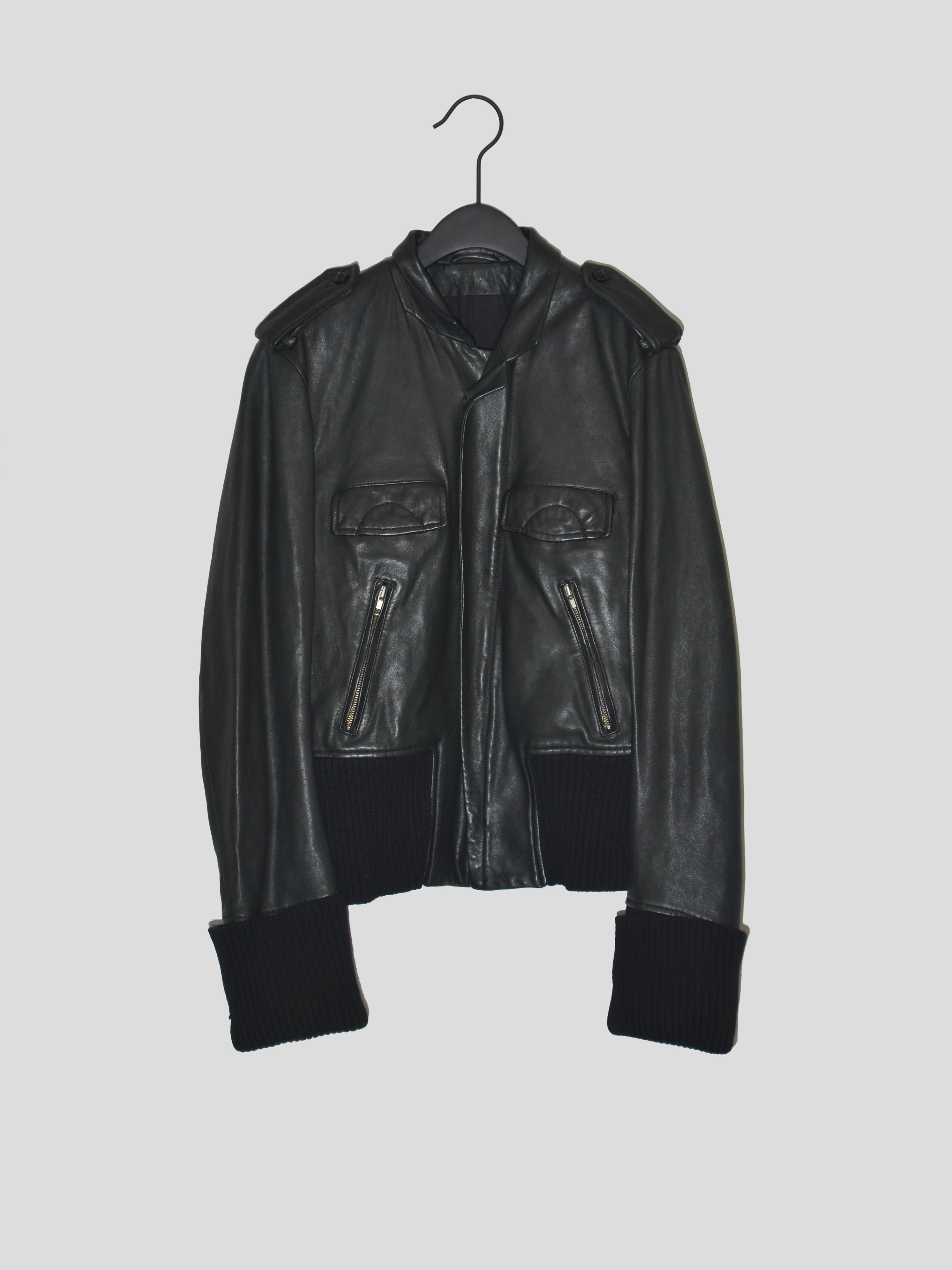 Ann Demeulemeester AW06 Leather Rider Jacket | COMMUNE