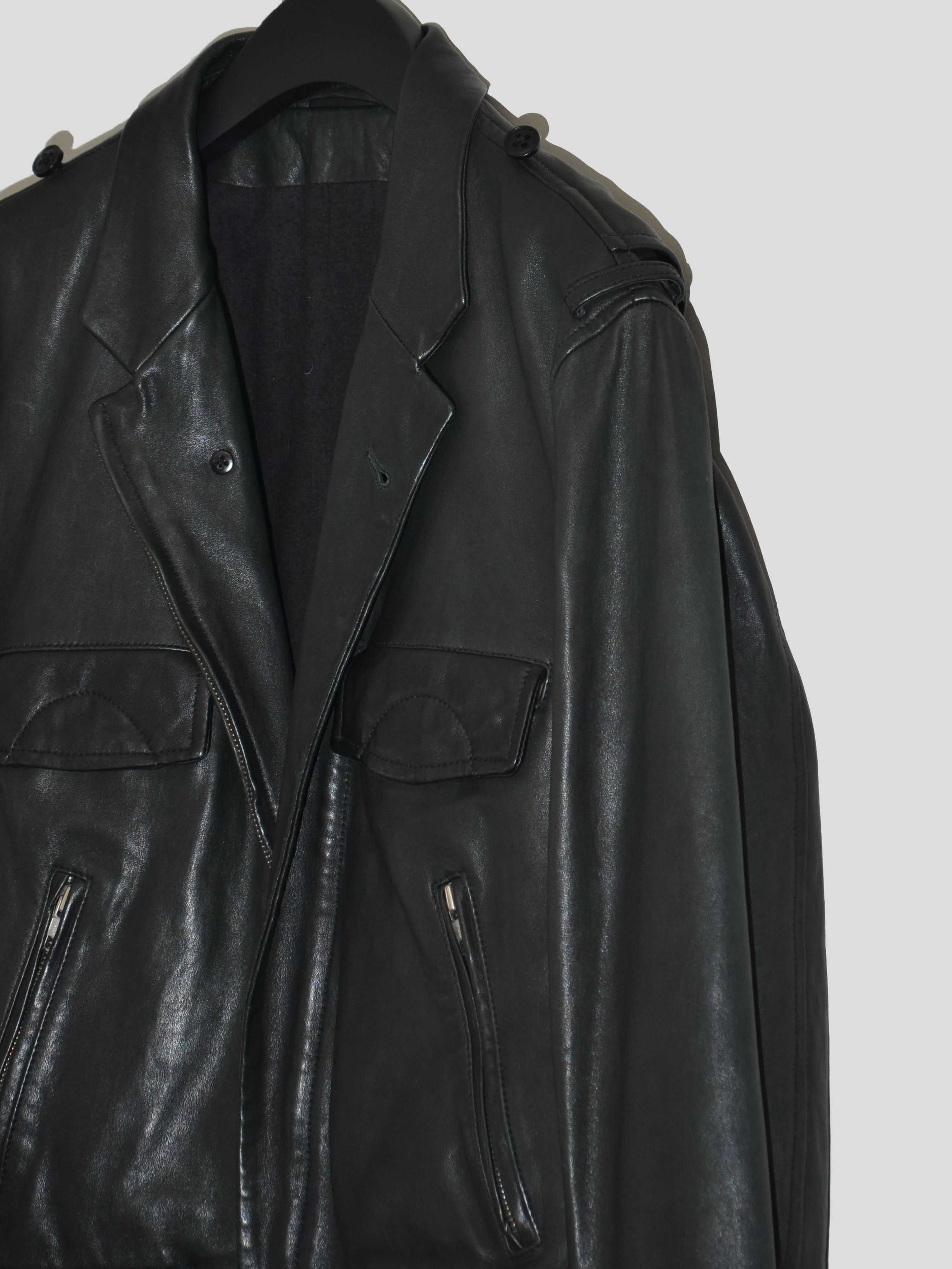 Ann Demeulemeester AW06 Leather Rider Jacket | COMMUNE