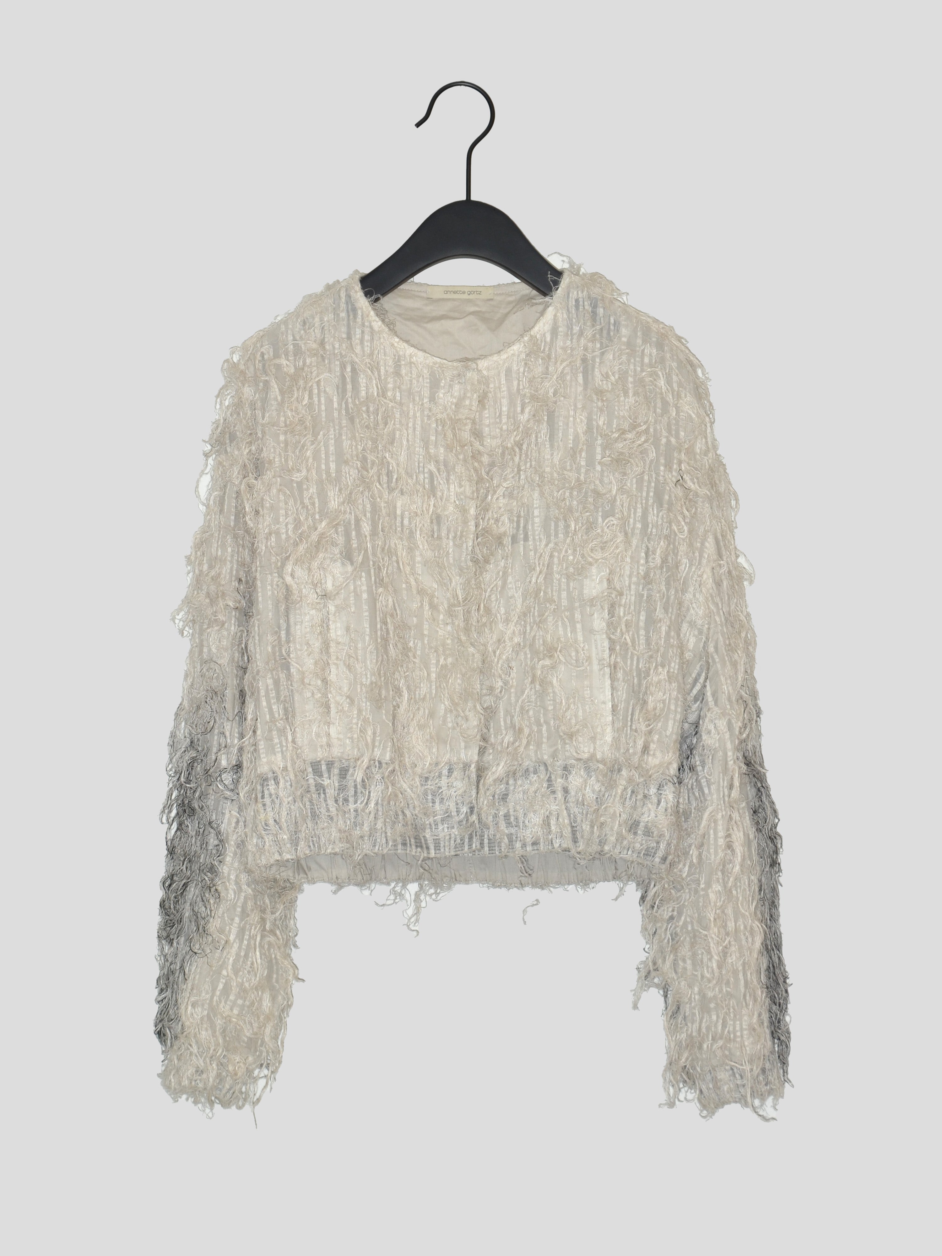 Distressed Shaggy Jacket