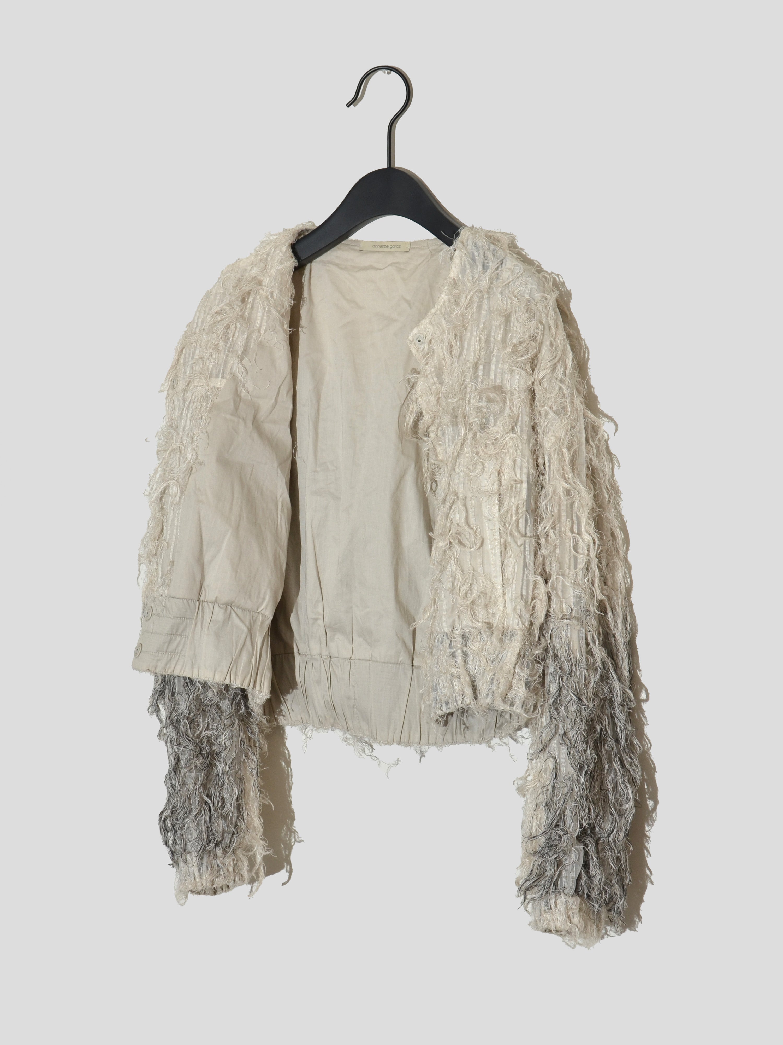 Distressed Shaggy Jacket