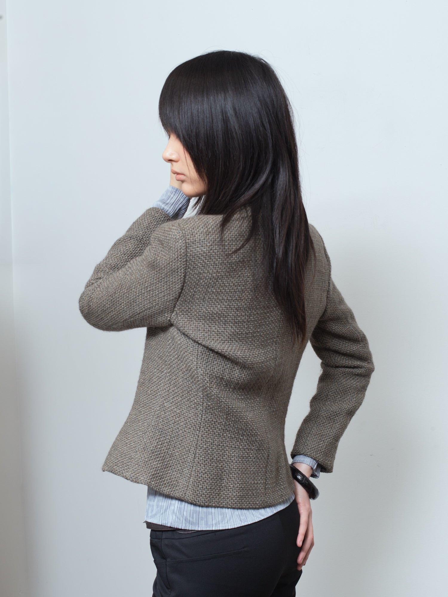 AW00 Bouclé Wool Jacket