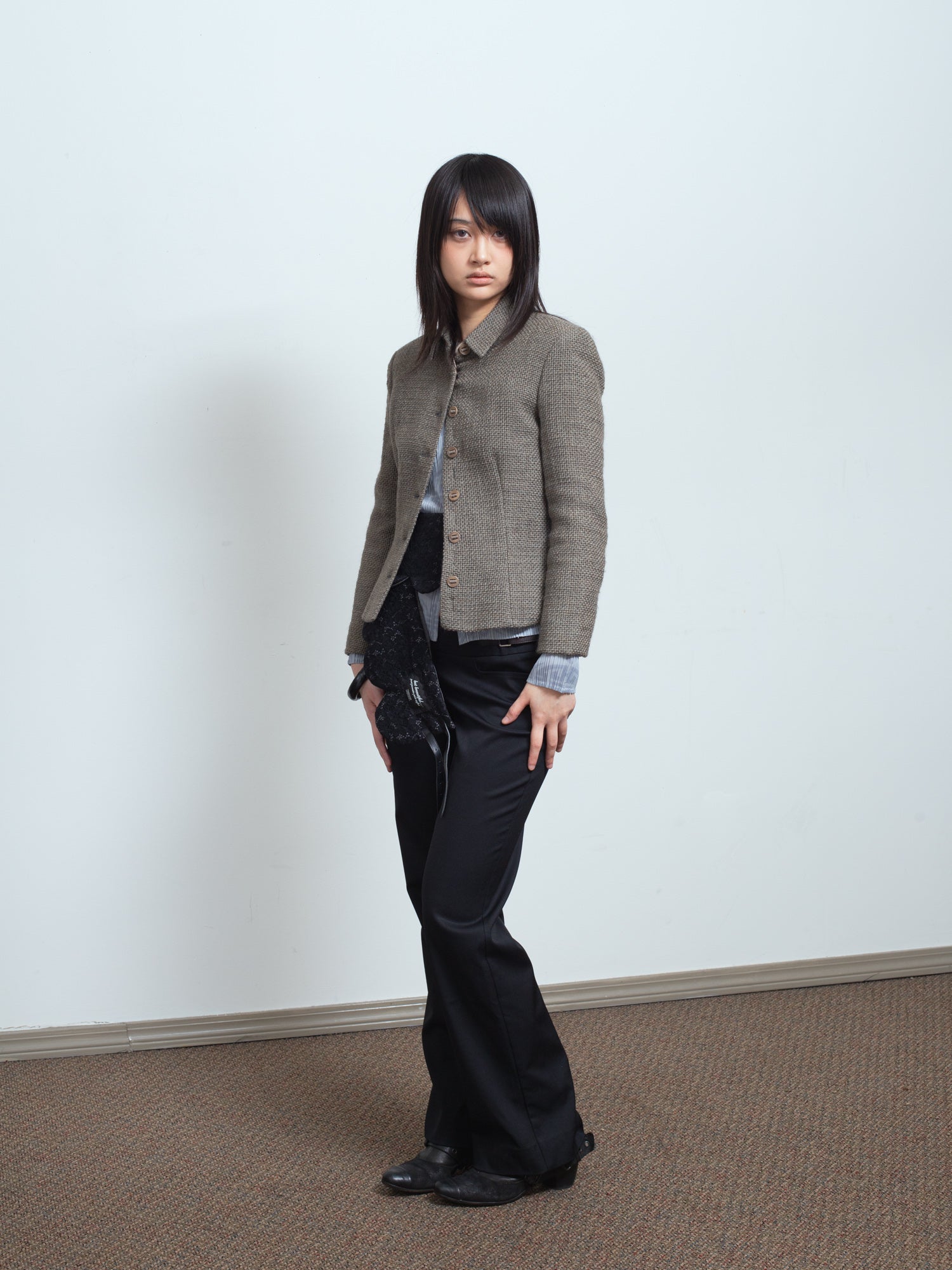 AW00 Bouclé Wool Jacket